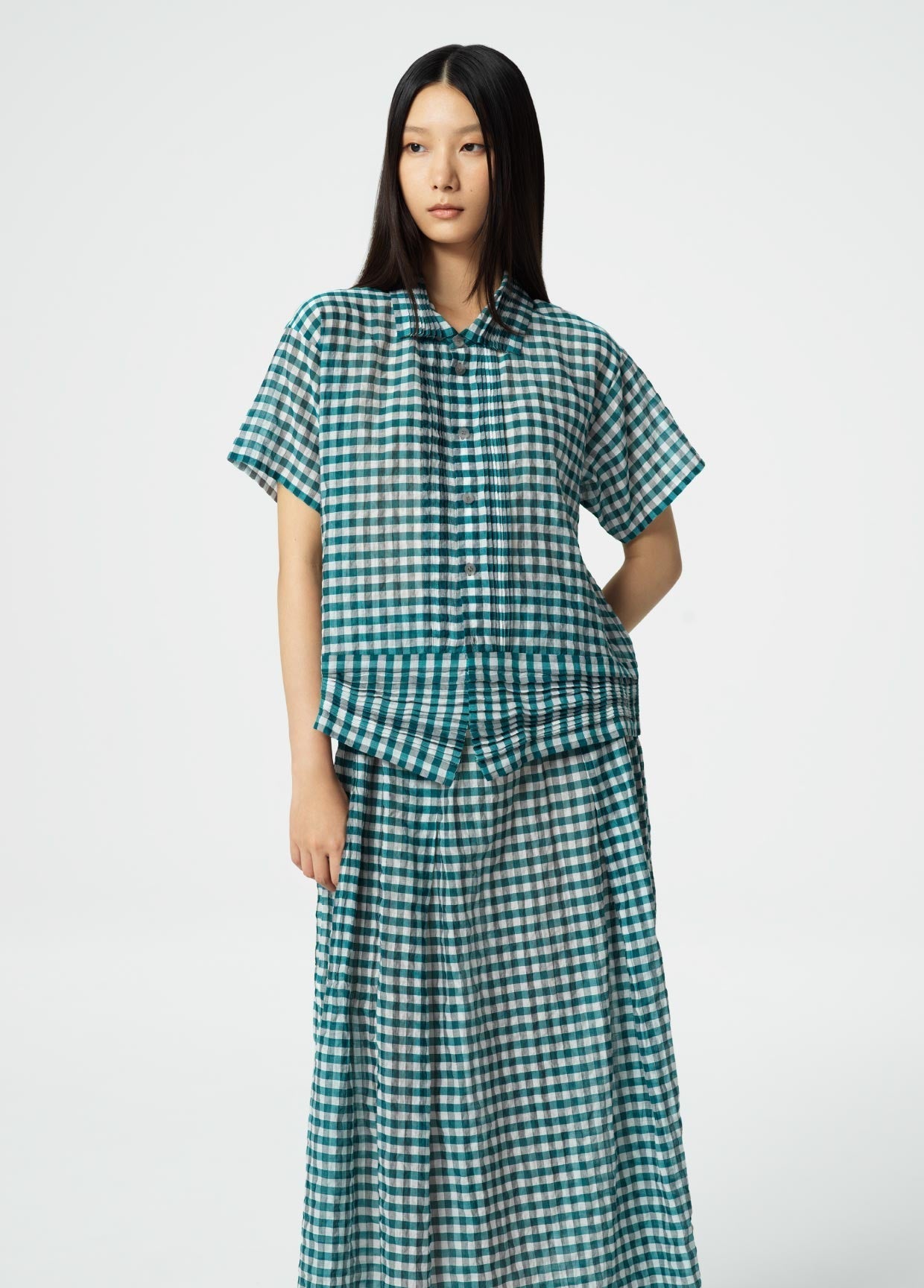 ◆◆ISSEY MIYAKE イッセイミヤケ HAAT HEART 半袖カットソー サイズ2 HA01KJ375 スカイブルー ◇◇ISSEY MIYAKE イッセイミヤケ HAAT HEART 半袖カットソー サイズ2
