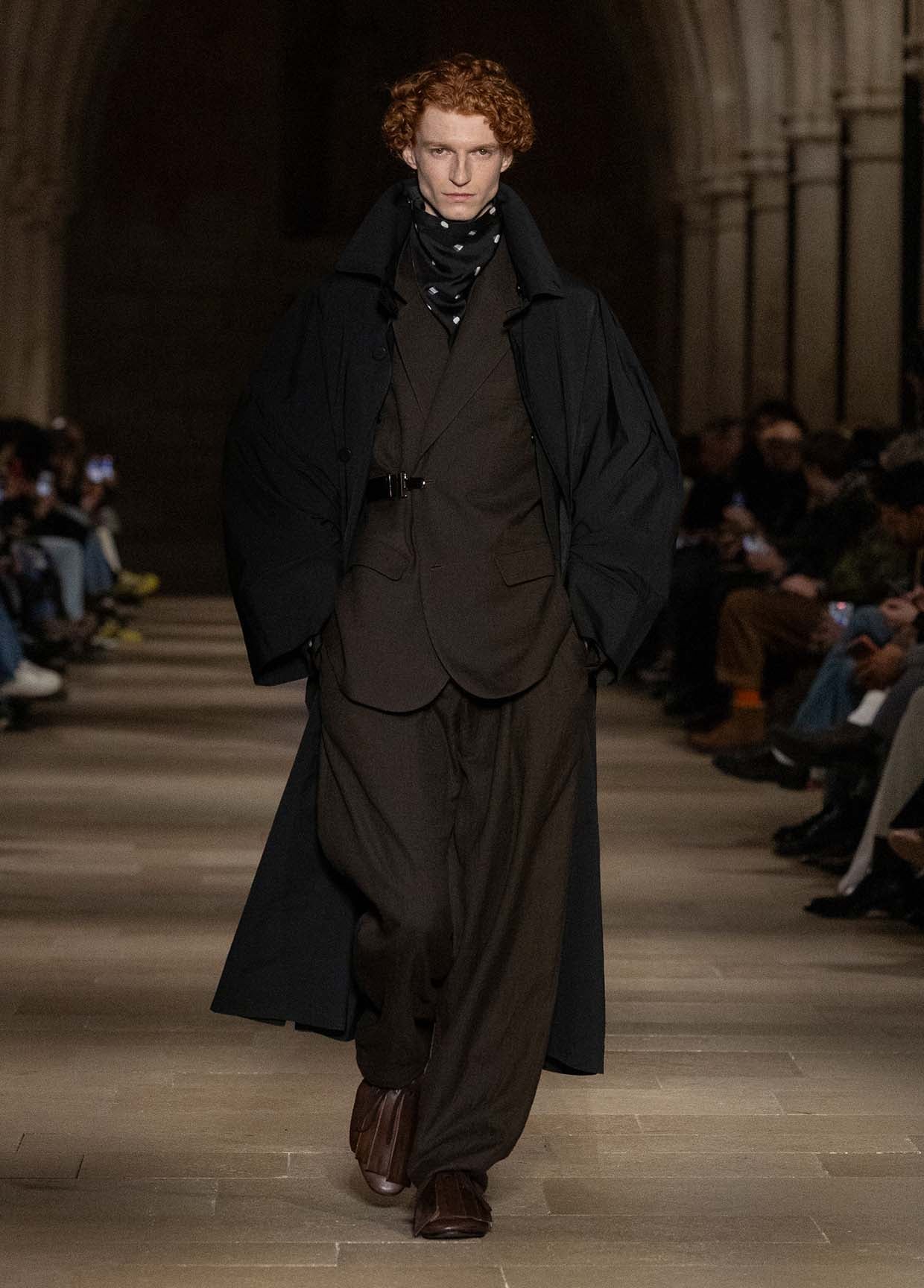IM MEN アイムメン ISSEY MIYAKE ウールシルク ライトアウター 美品】 IM MEN / アイムメン | 2022AW ISSEY MIYAKE MELANGE TWEED