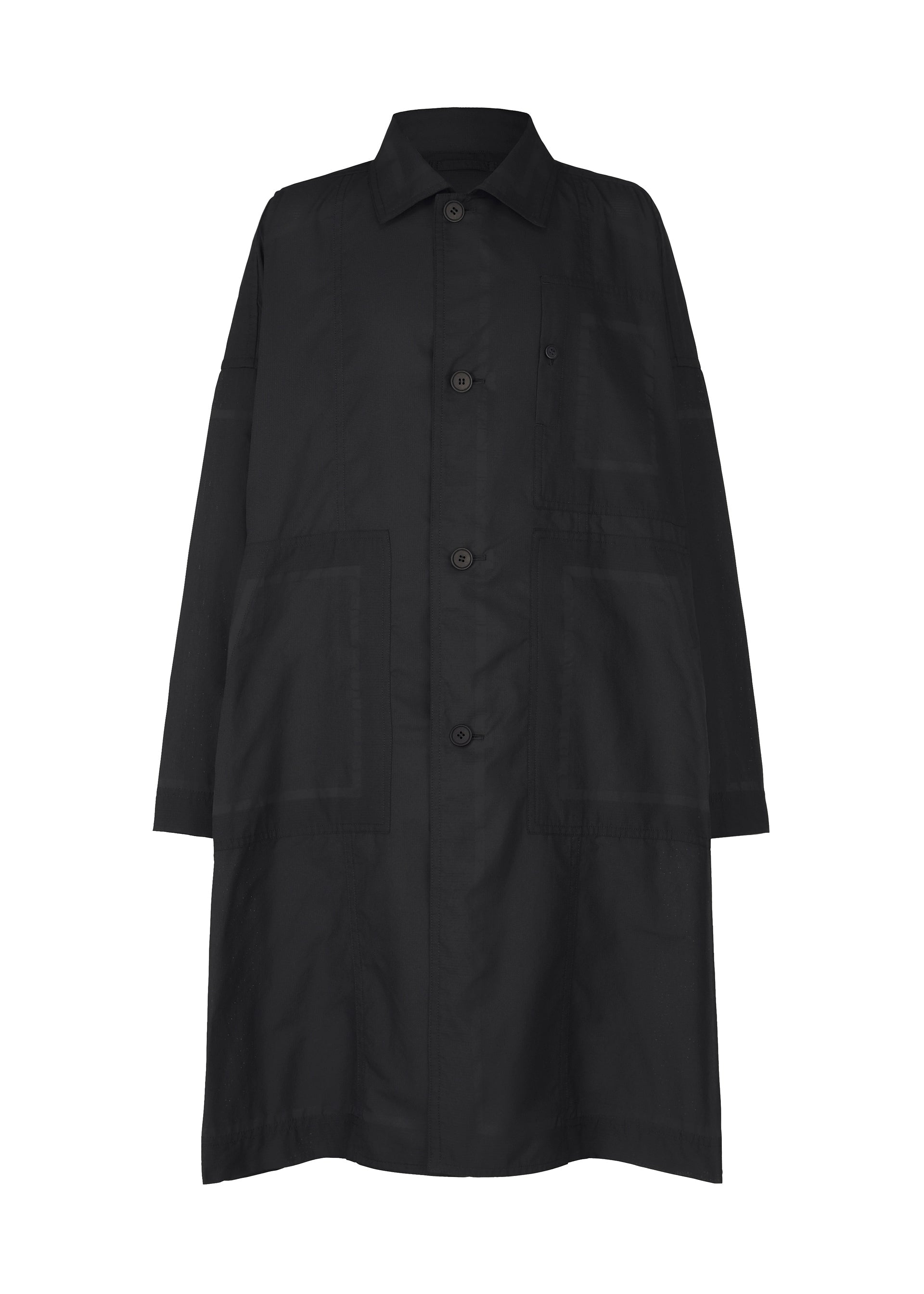 Zoomed view TYPE-U 002, Men's_Jacket & Coat_Coat, Black - BLACK(no.15)
