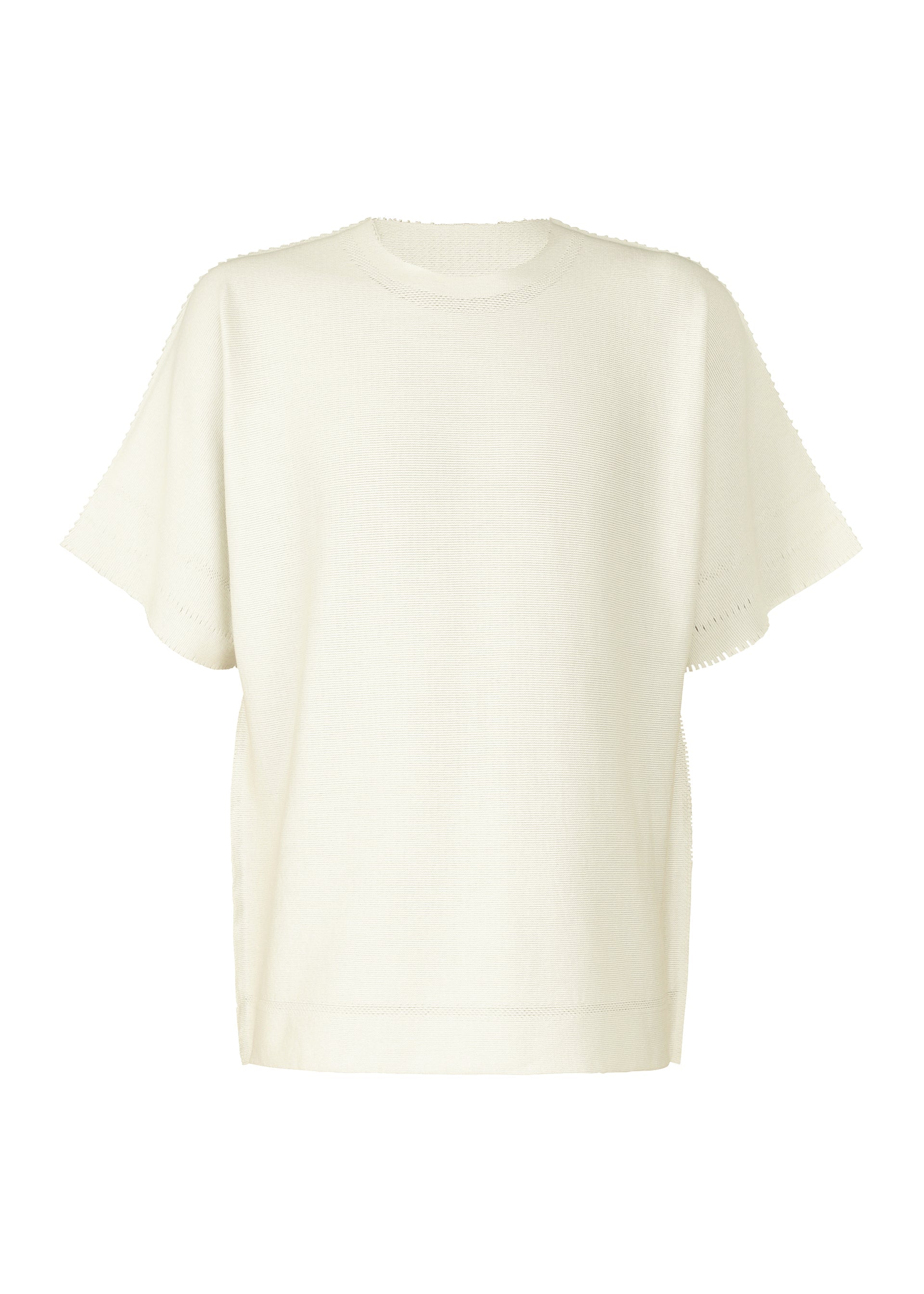 Zoomed view TYPE-A BASICS, Women's Tops, Gray - WHITE (no.01)