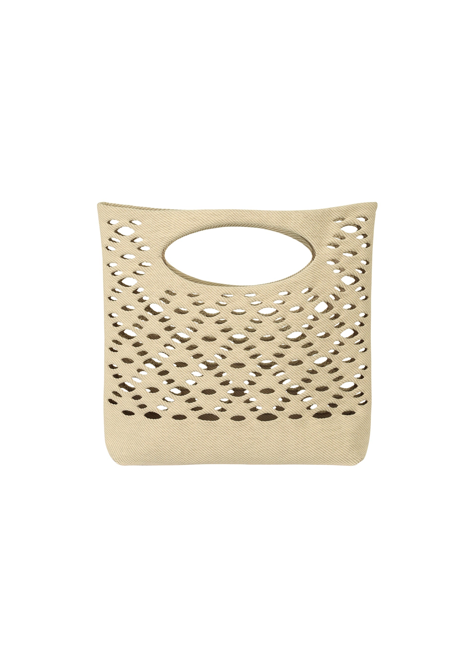 Zoomed view MOKKO BASKET - CREAM x DK. BEIGE(no.46)