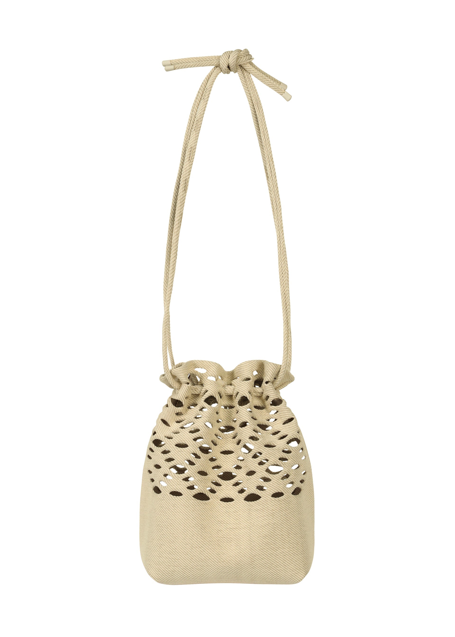 Zoomed view MOKKO BASKET - CREAM x DK. BEIGE(no.46)