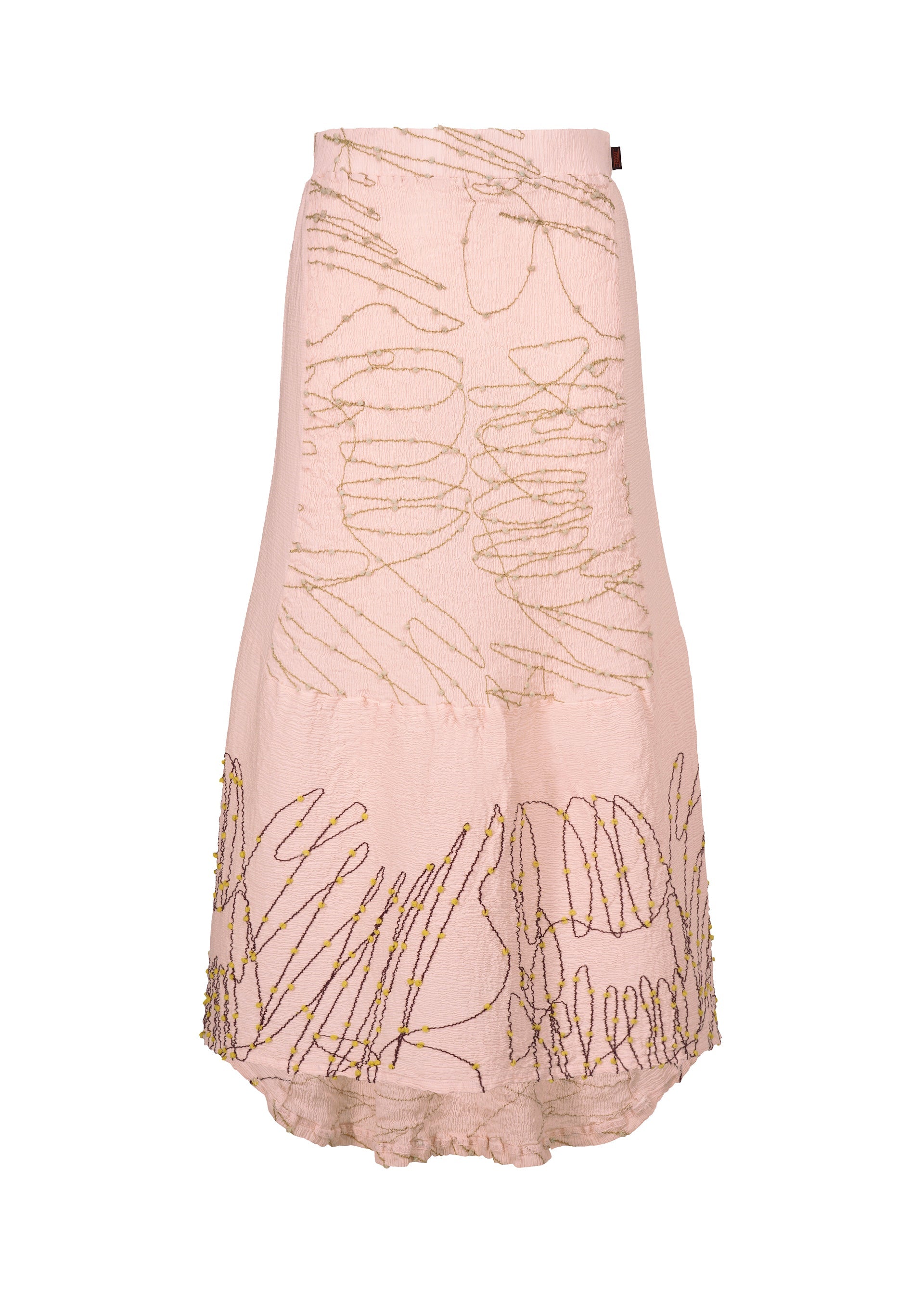 Zoomed view KYO CHIJIMI HOTARU, Women's Skirt, Pink - PALE PINK(no.21)