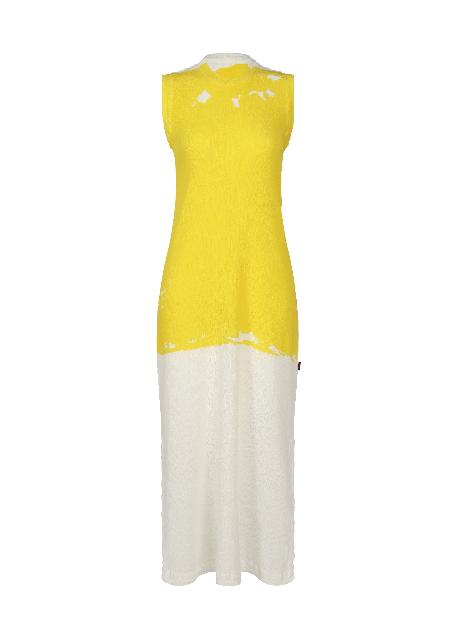 Zoomed view KYO CHIJIMI OVER PRINT - YELLOW(no.52)