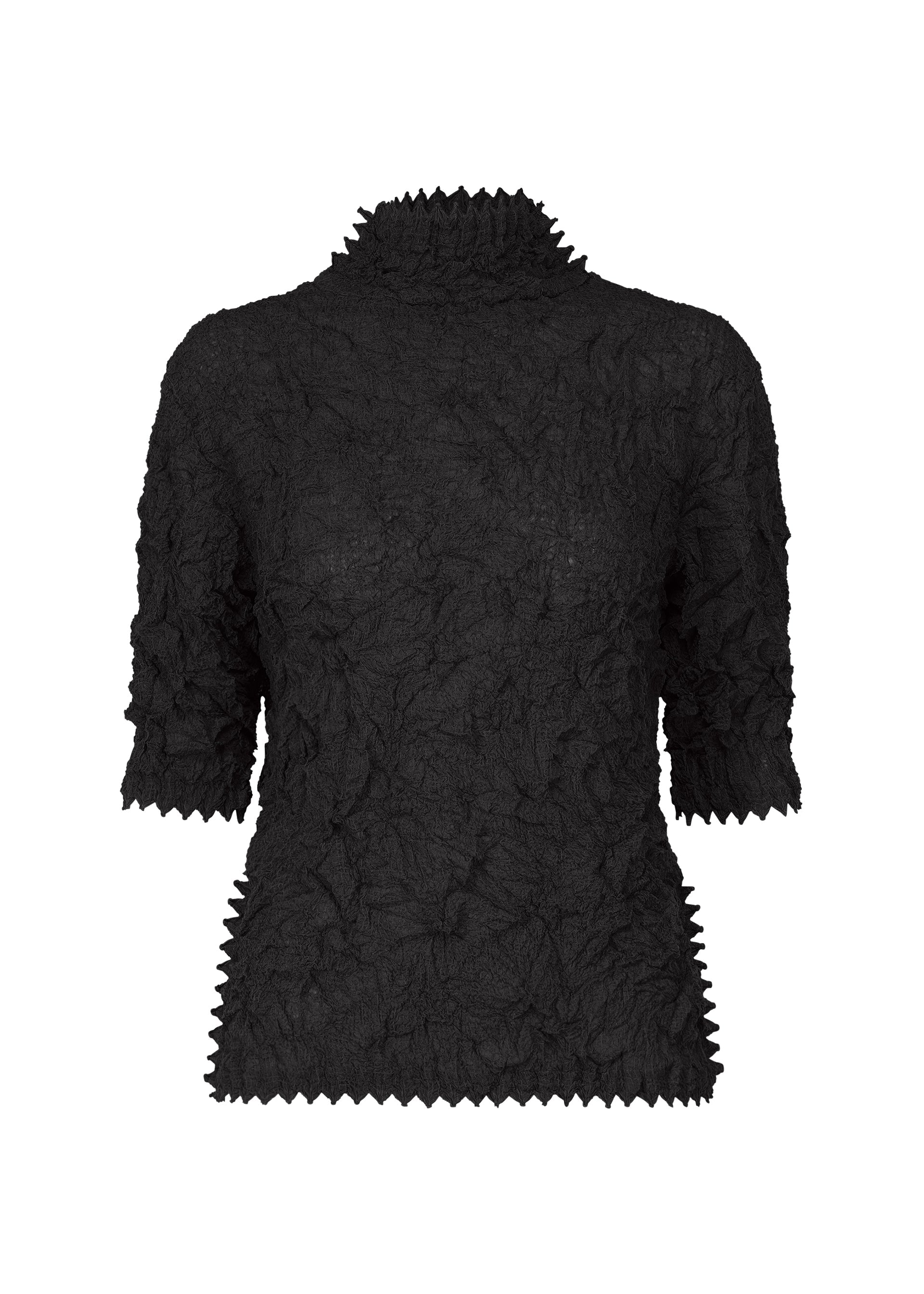 Zoomed view KUMO SHIBORI SUCKER - BLACK(no.15)