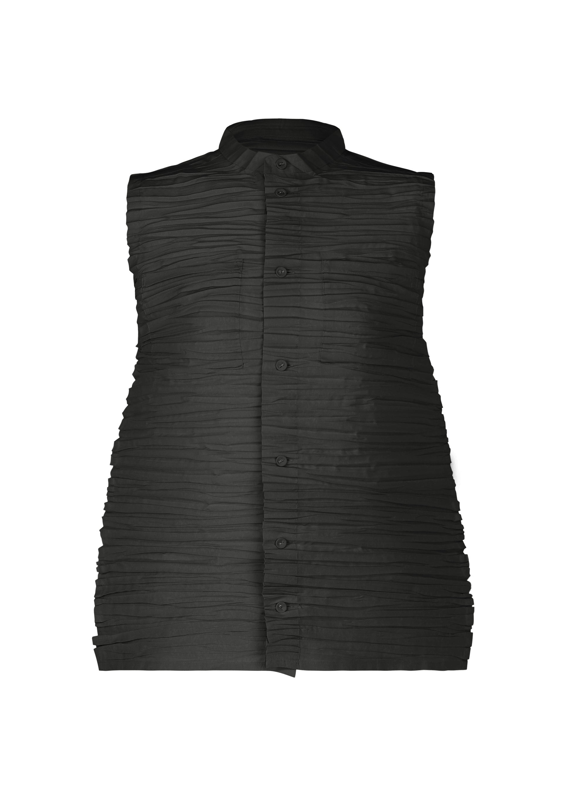 Zoomed view SHIBARI SHIRT - BLACK(no.15)