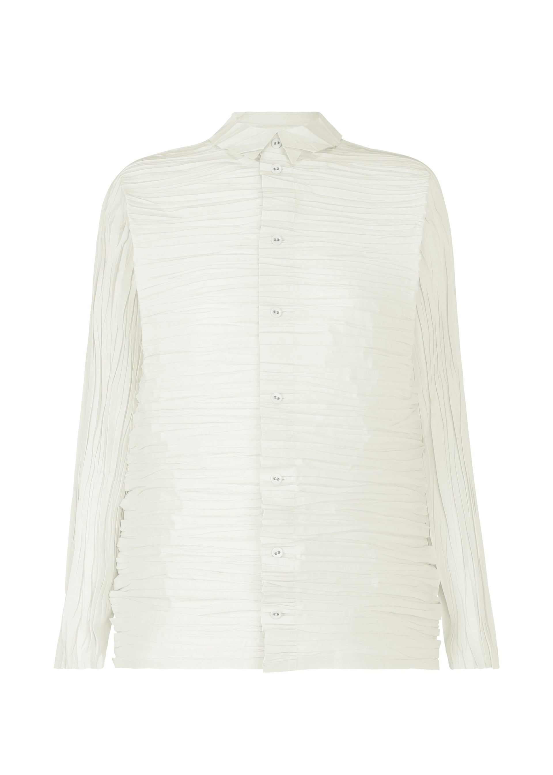 Zoomed view SHIBARI SHIRT, Women's Tops, White - WHITE(no.01)