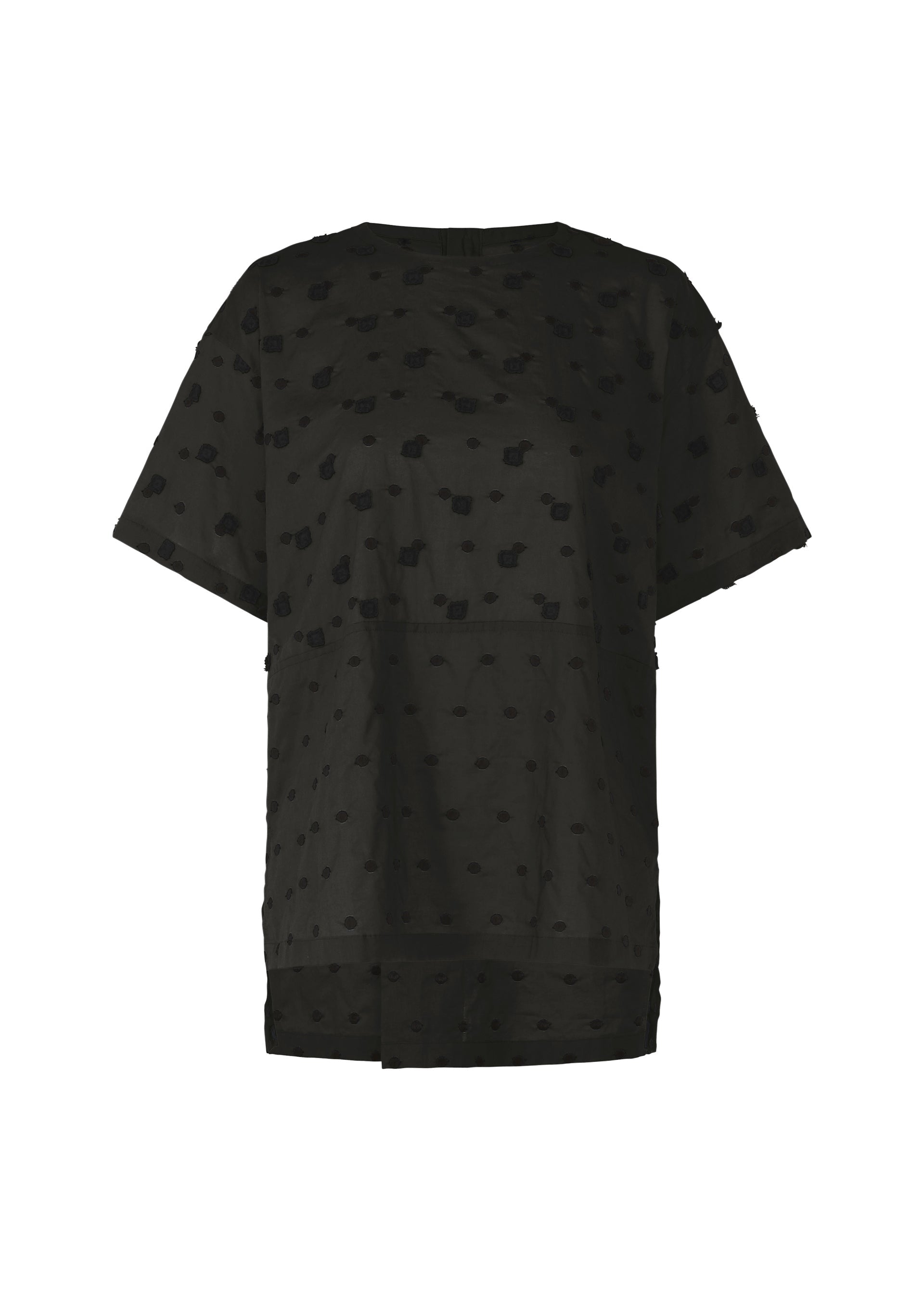 Zoomed view DOT AND SQUARE - BLACK(no.15)