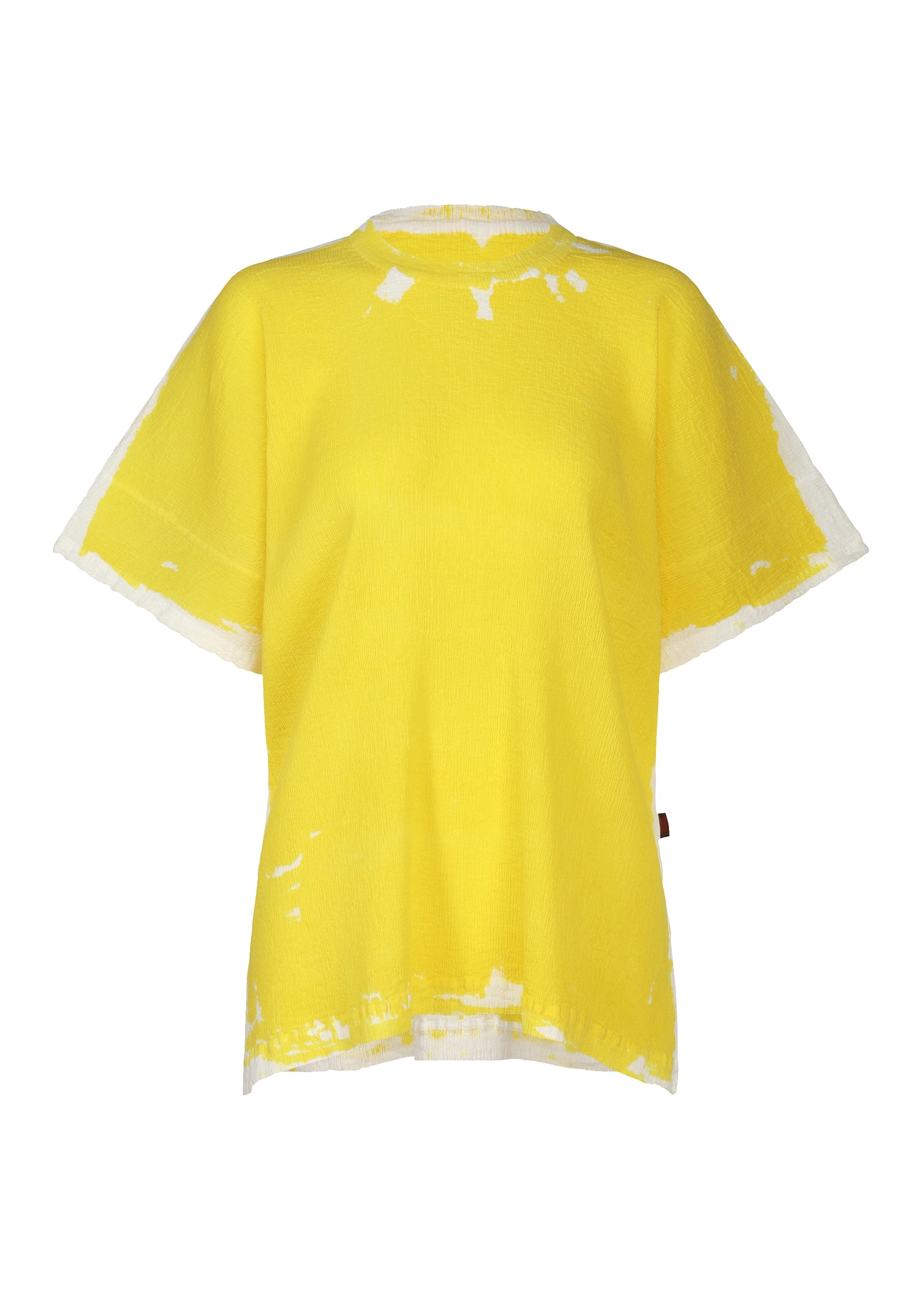 Zoomed view KYO CHIJIMI OVER PRINT - YELLOW(no.52)