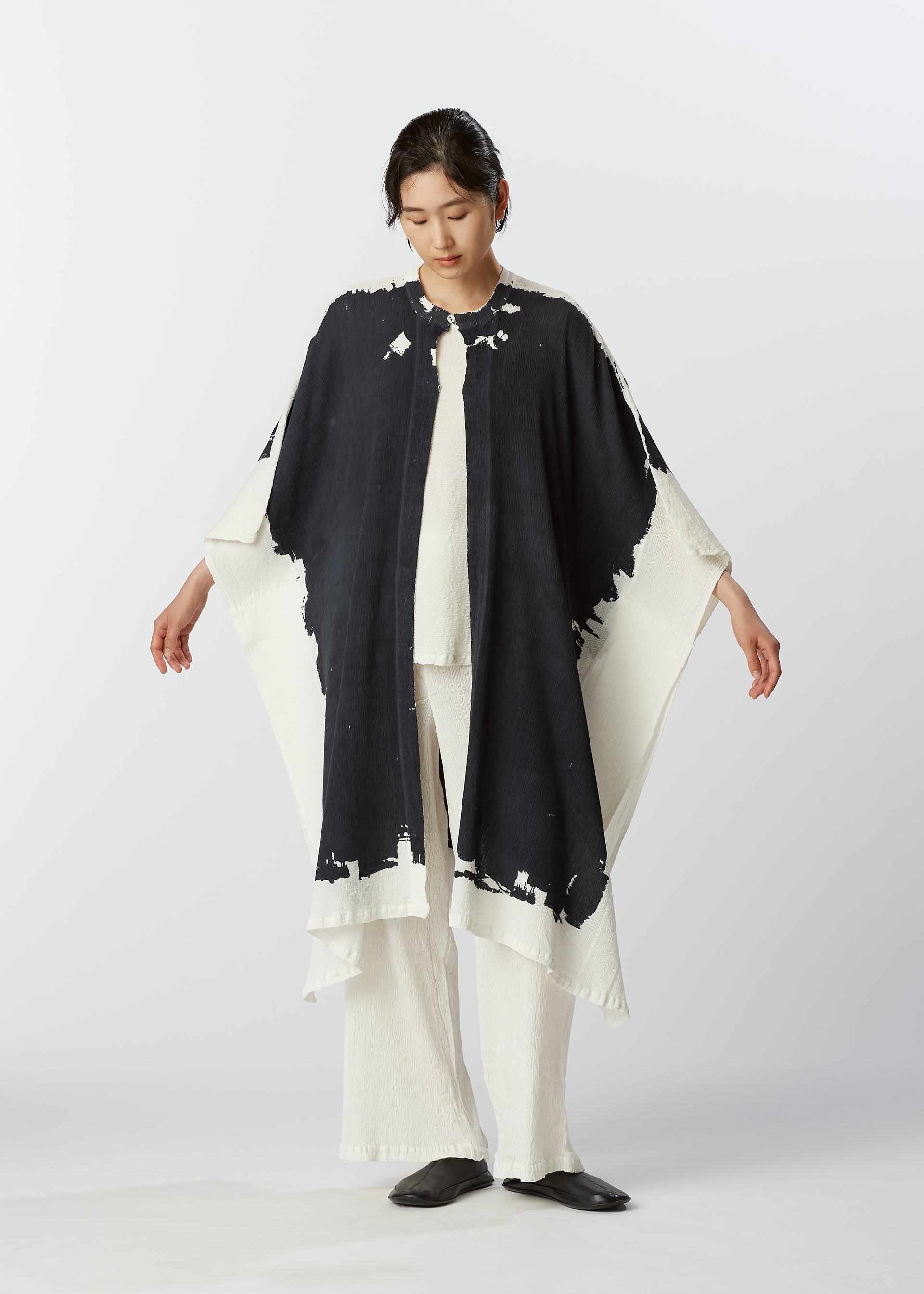 Zoomed view KYO CHIJIMI OVER PRINT