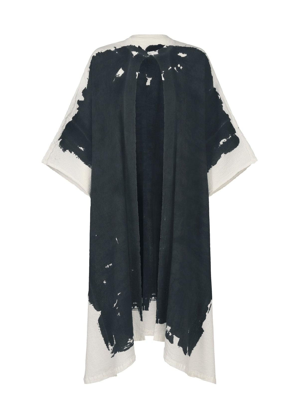 KYO CHIJIMI OVER PRINT, Women's Tops Cardigan, Gray view 1 of 9