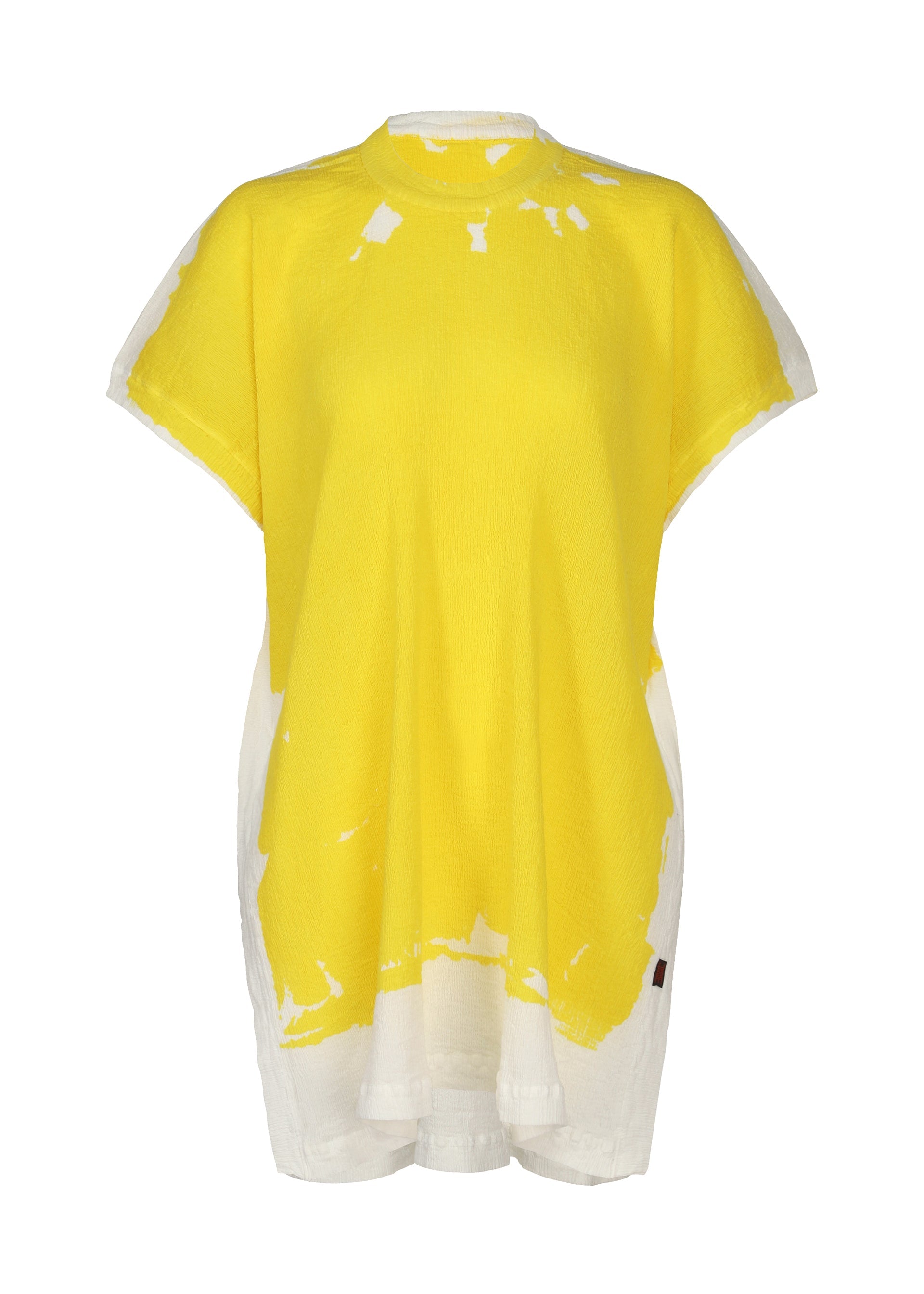 Zoomed view KYO CHIJIMI OVER PRINT - YELLOW(no.52)
