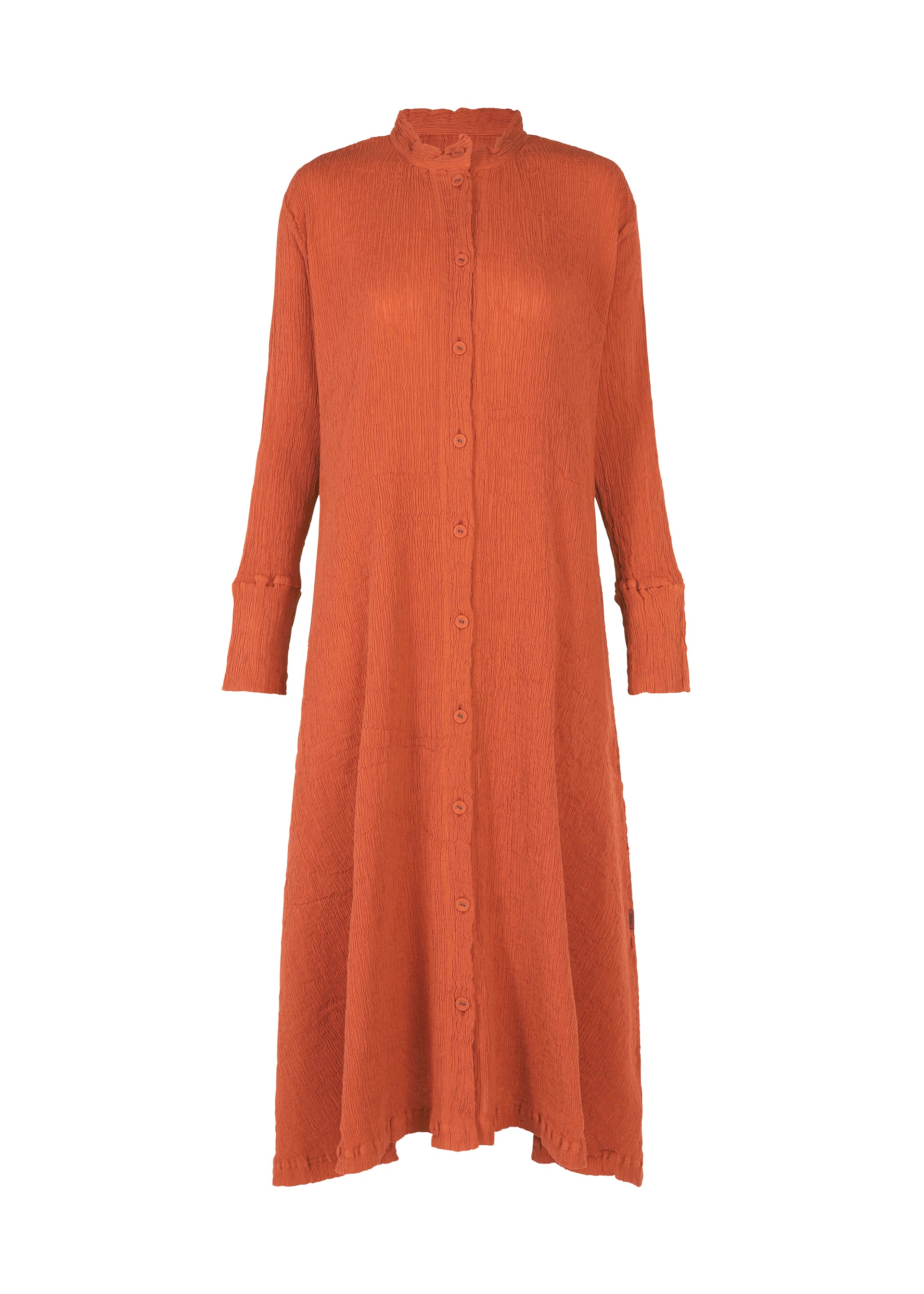 Zoomed view KYO CHIJIMI SEPTEMBER - REDDISH BROWN (no.43)