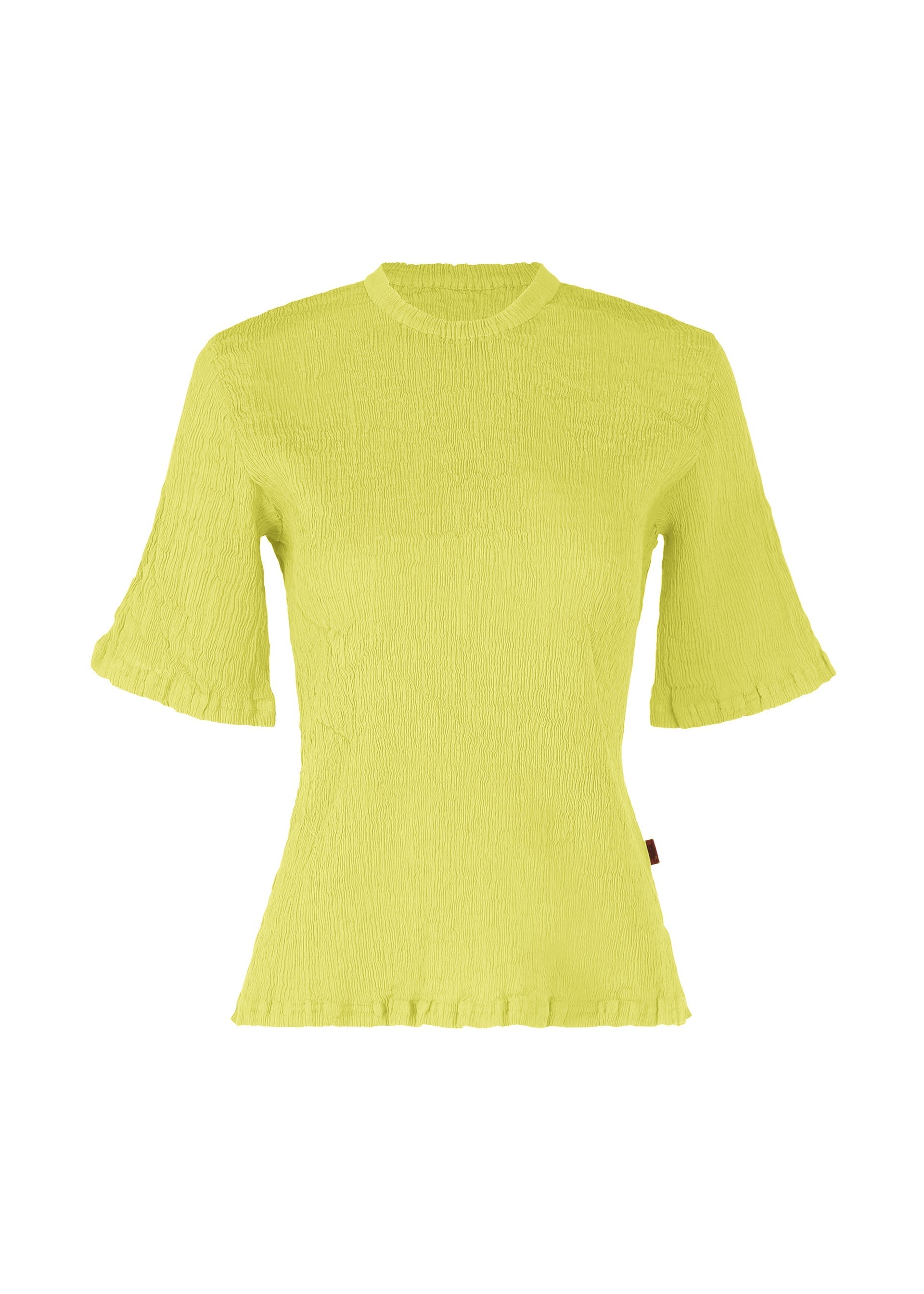 Zoomed view KYO CHIJIMI AUGUST - LIME YELLOW (no.53)