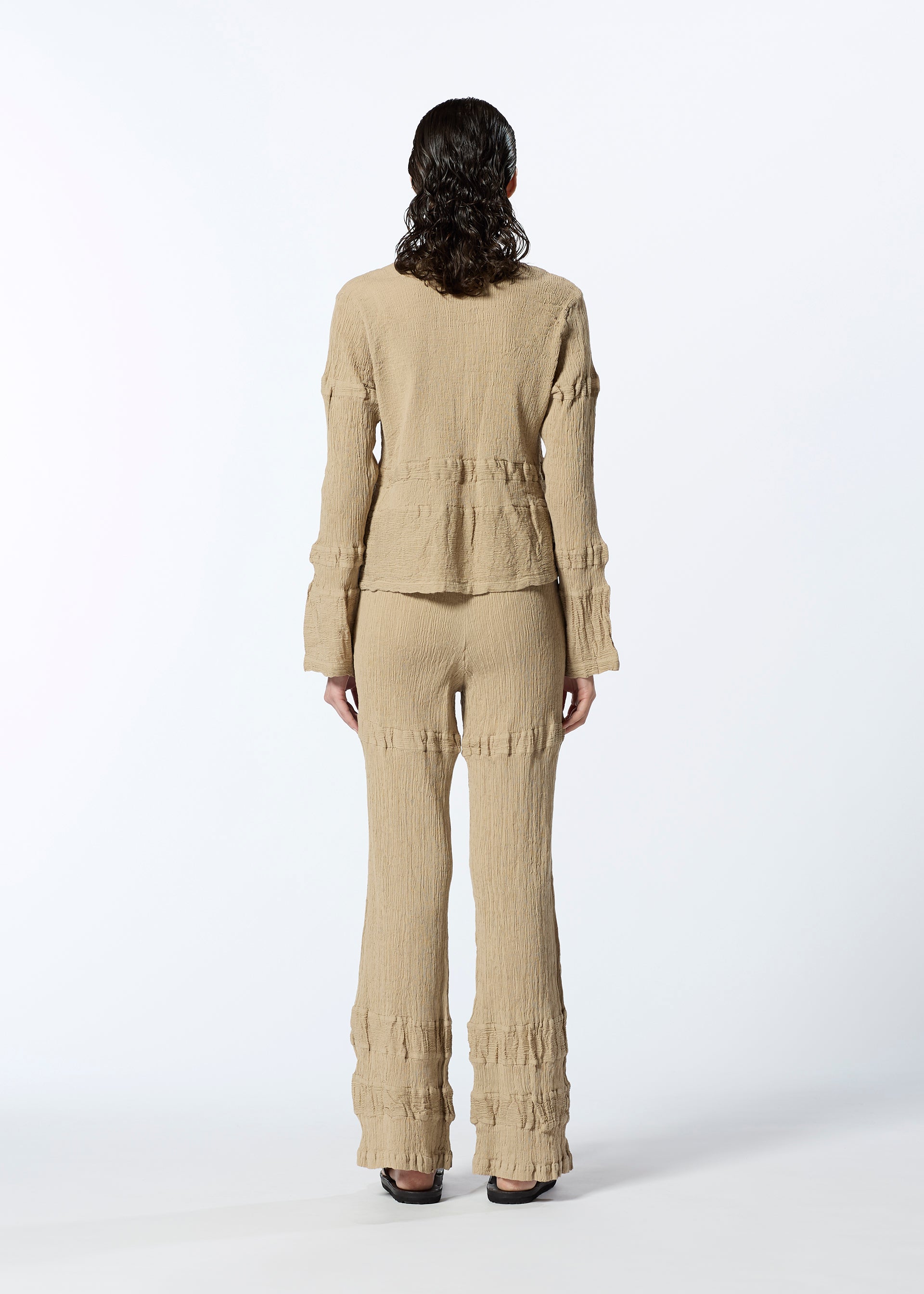 KYO CHIJIMI HORIZONTAL STRIPE