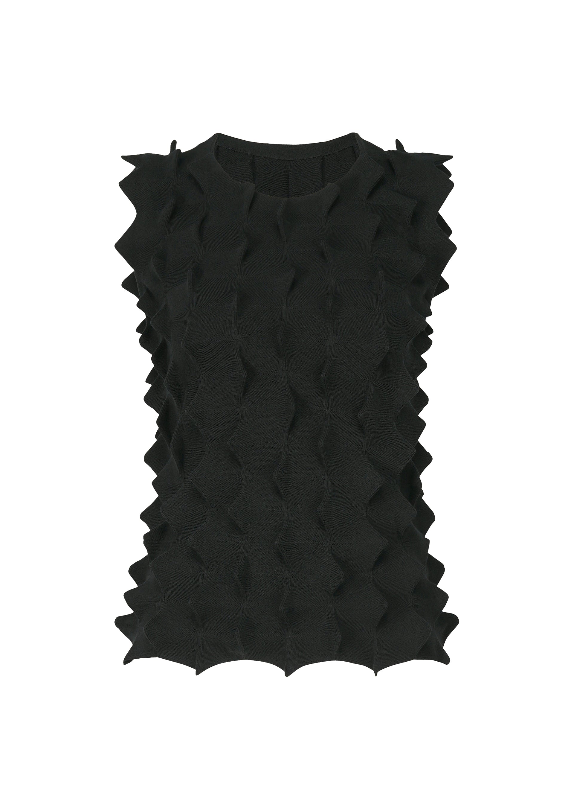 Zoomed view ZIG KNIT - BLACK (no.15)