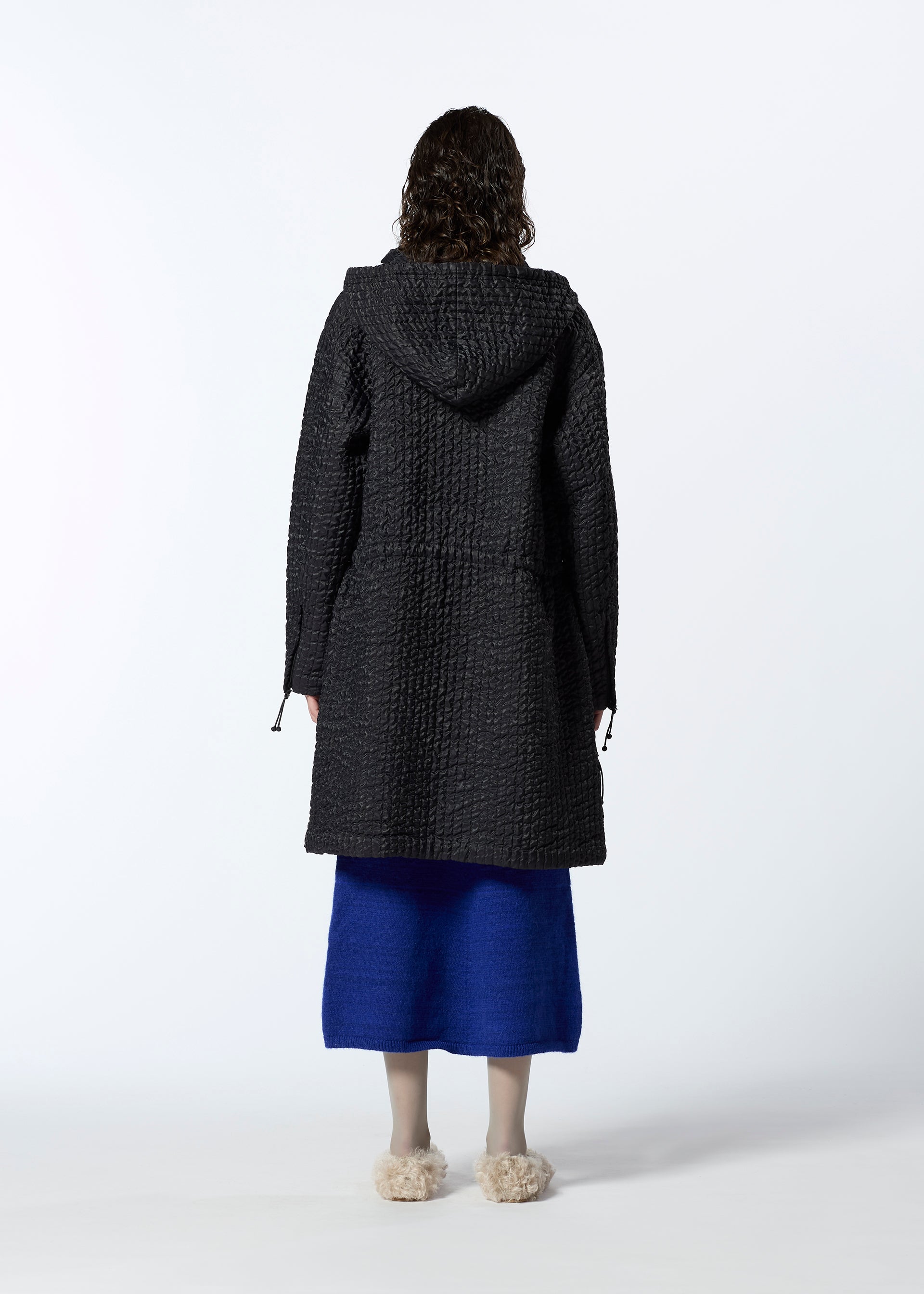 Zoomed view HOODED KABIRA COAT