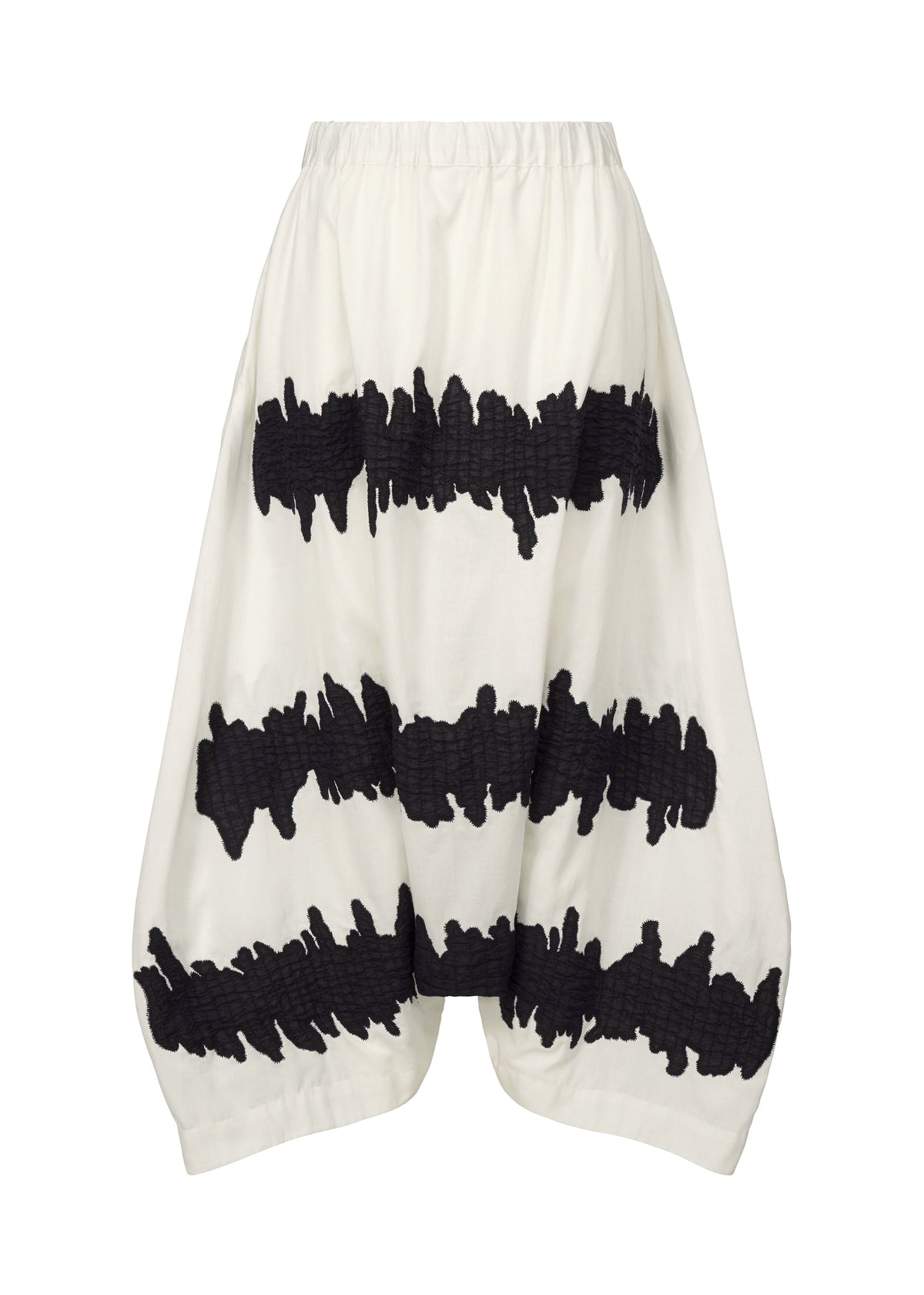 WAVY BORDER, Women's Pants, White view 2 of 11