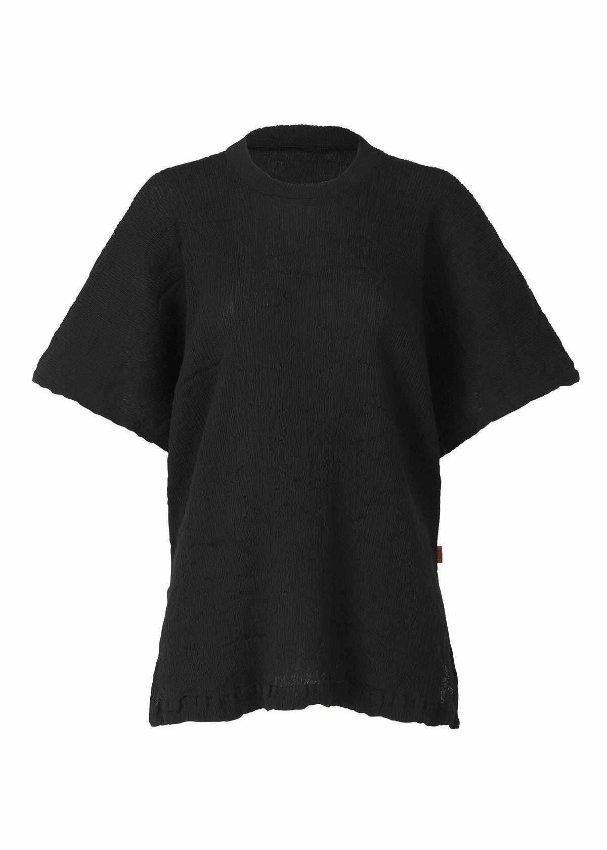 Zoomed view KYO CHIJIMI BASIC - BLACK (no.15)