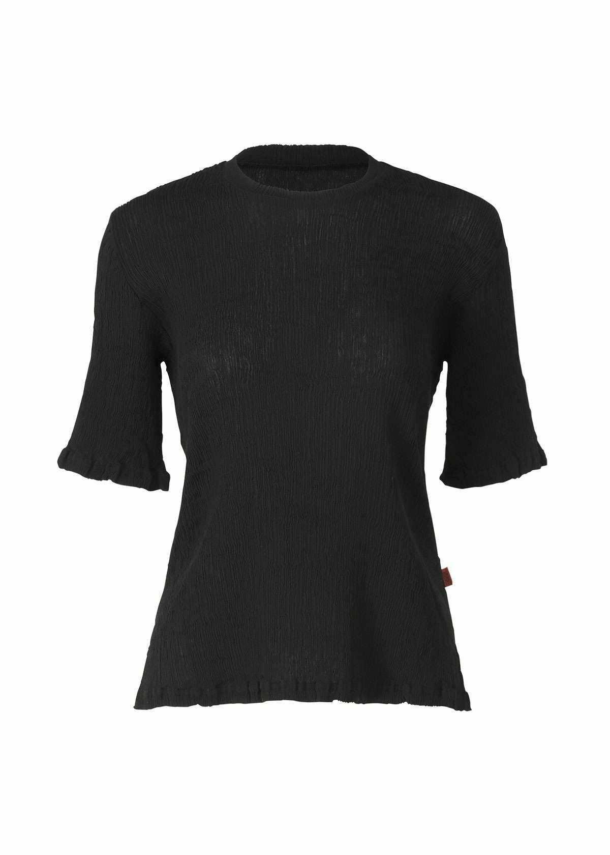 Zoomed view KYO CHIJIMI BASIC - BLACK (no.15)