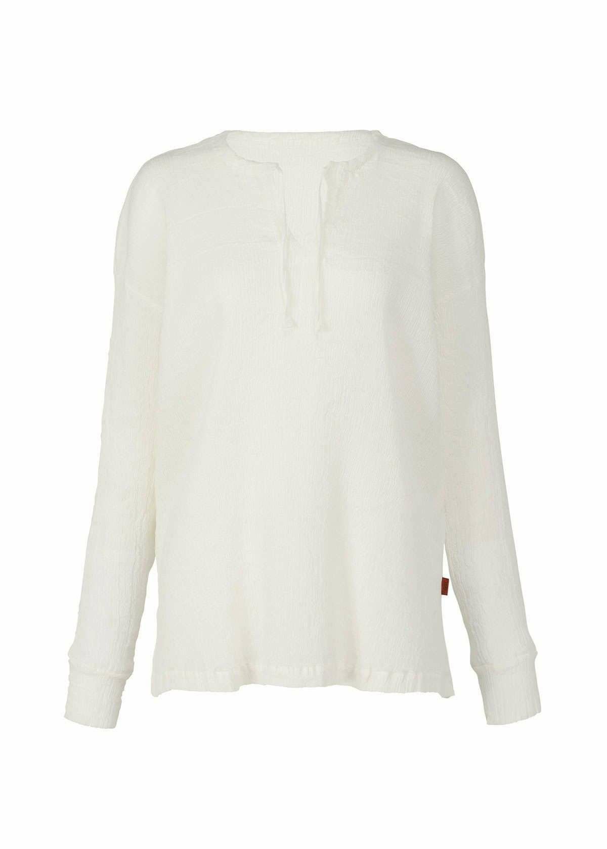 KYO CHIJIMI BASIC, Women's Tops, White view 1 of 5