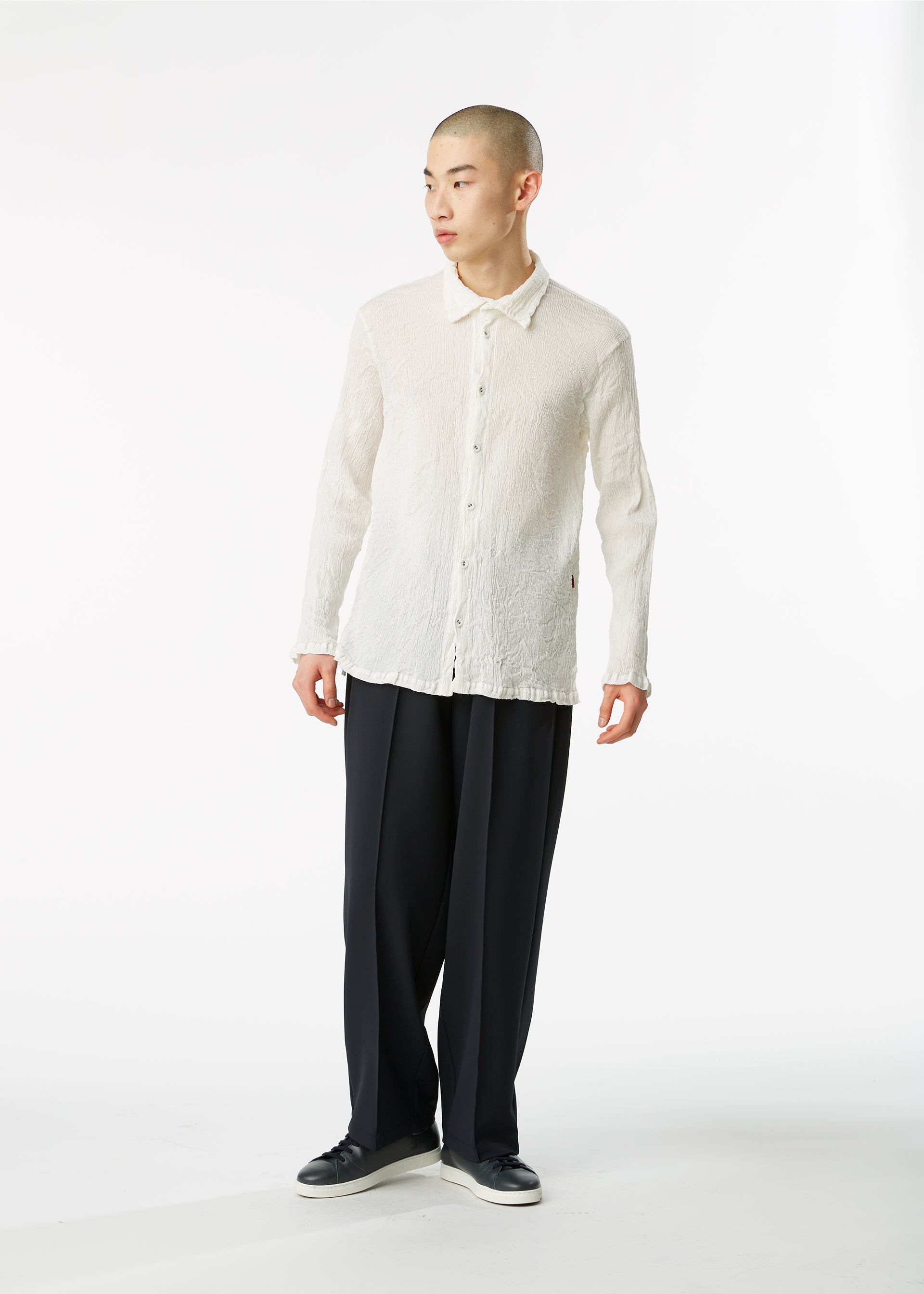Zoomed view KYO CHIJIMI BASIC SHIRT