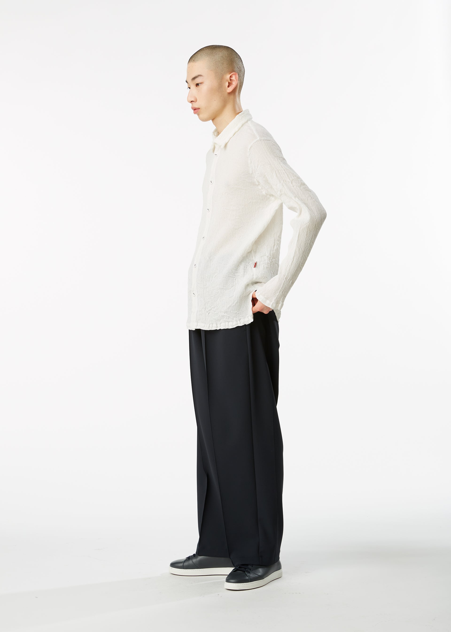 Zoomed view KYO CHIJIMI BASIC SHIRT