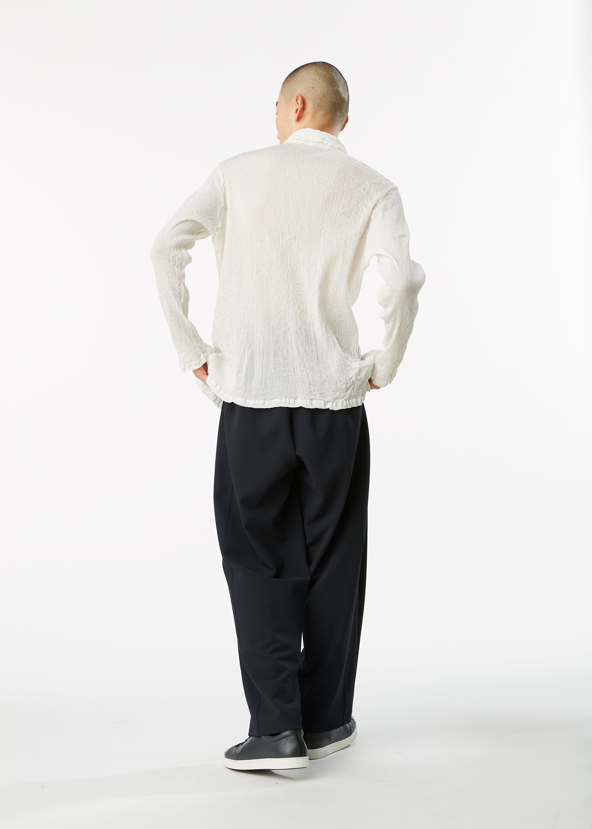 Zoomed view KYO CHIJIMI BASIC SHIRT