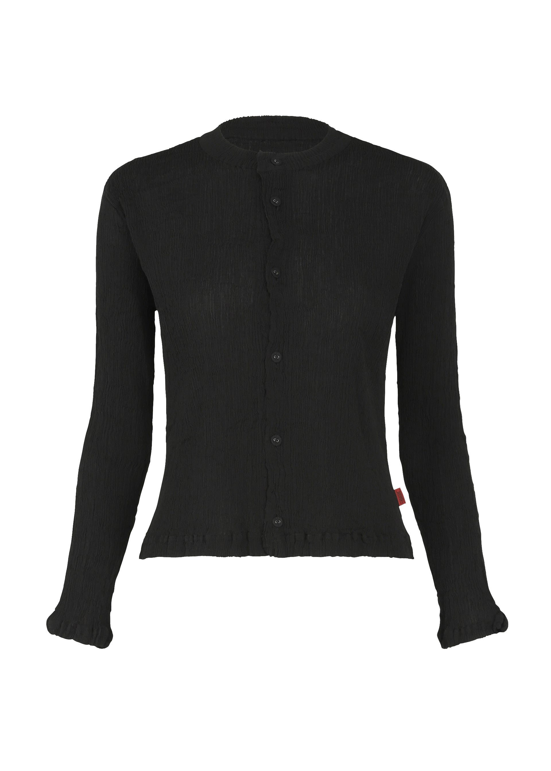 Zoomed view KYO CHIJIMI BASIC - BLACK (no.15)
