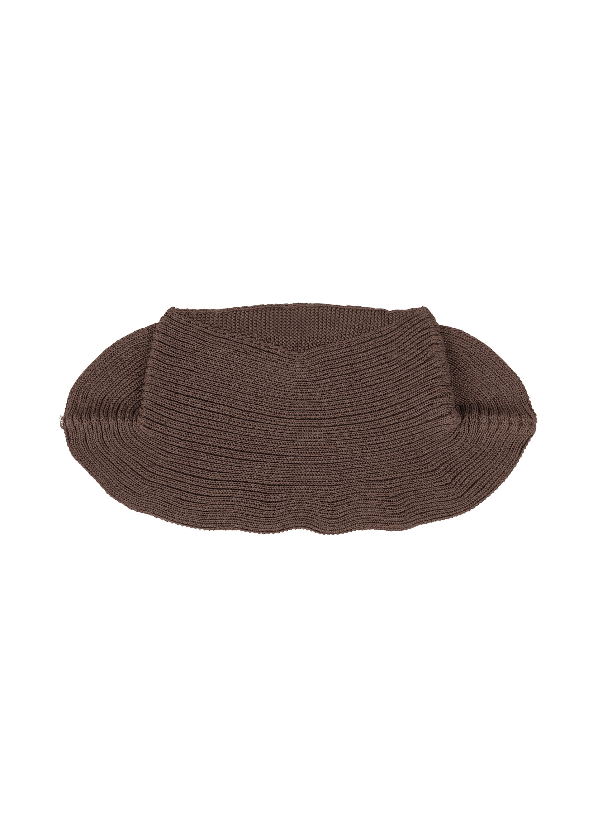 Zoomed view BEANIE SCARF - BROWN(no.44)
