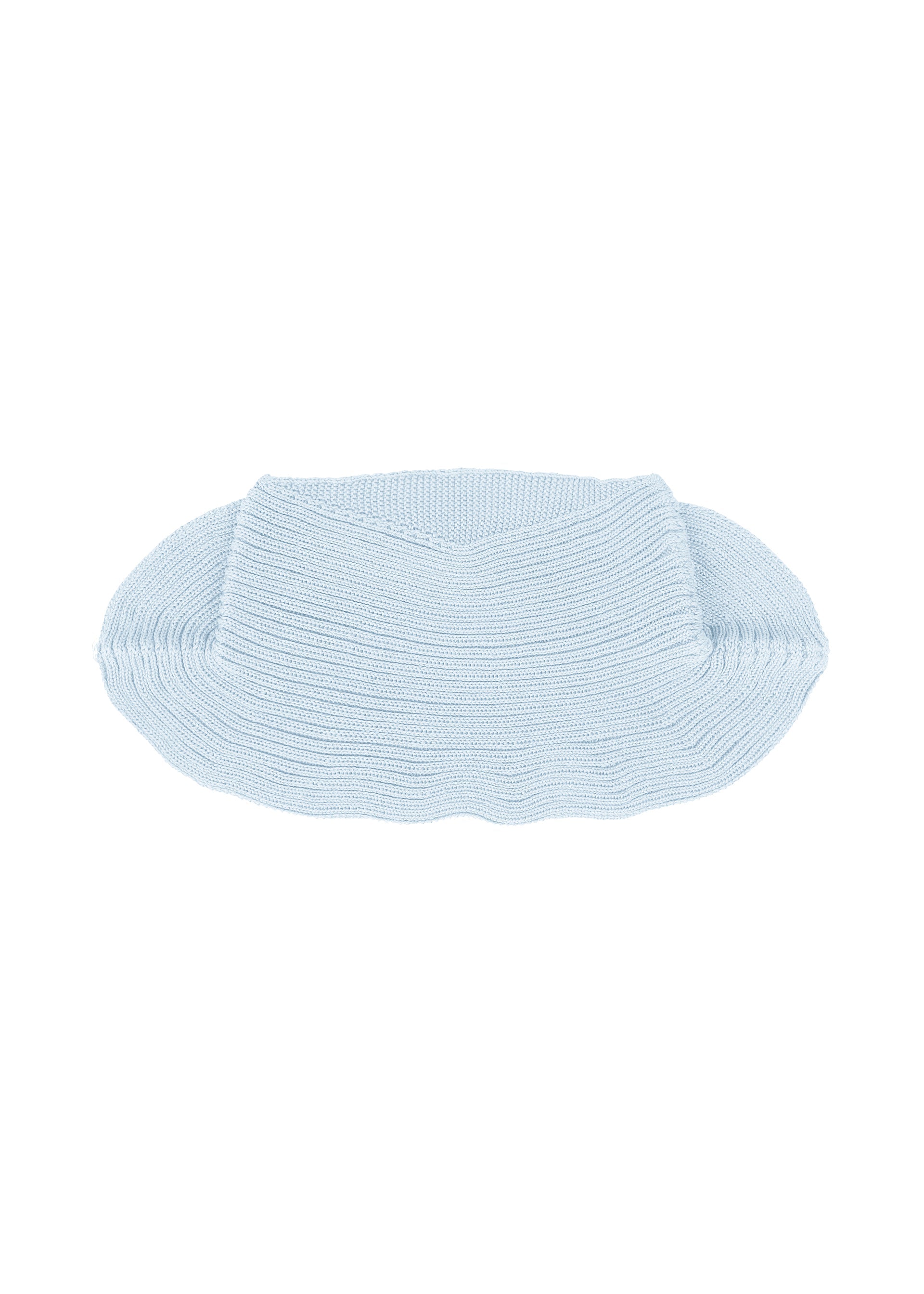 Zoomed view BEANIE SCARF - BLUE(no.72)
