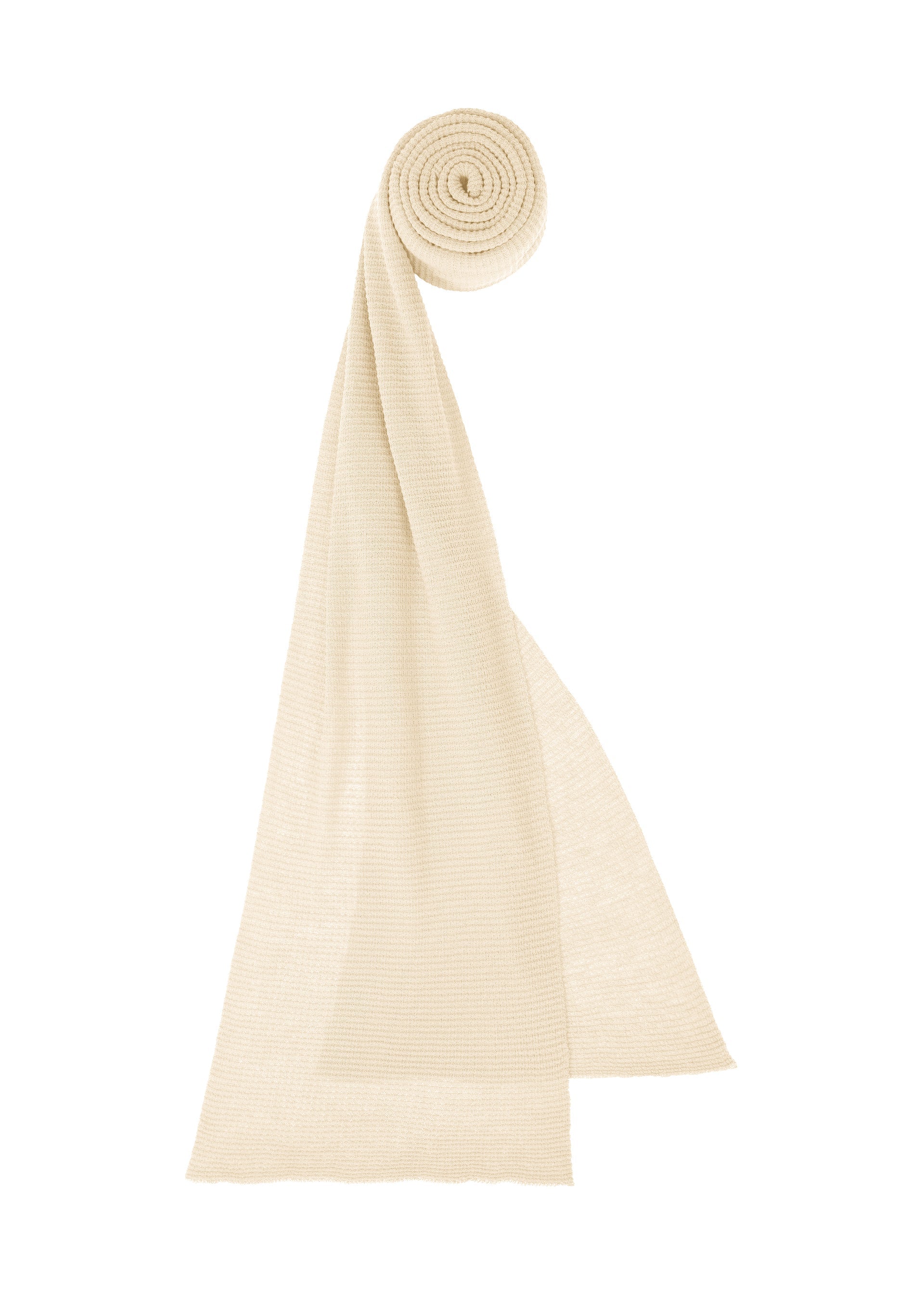 Zoomed view TURBINE SCARF - BEIGE(no.40)