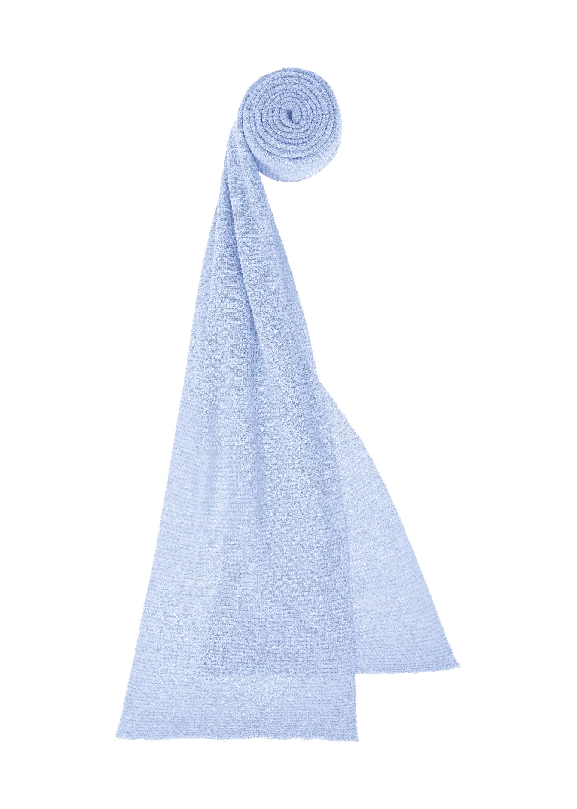 Zoomed view TURBINE SCARF - SKY BLUE(no.70)