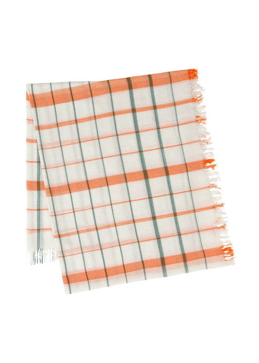 PLAID STOLE view 1