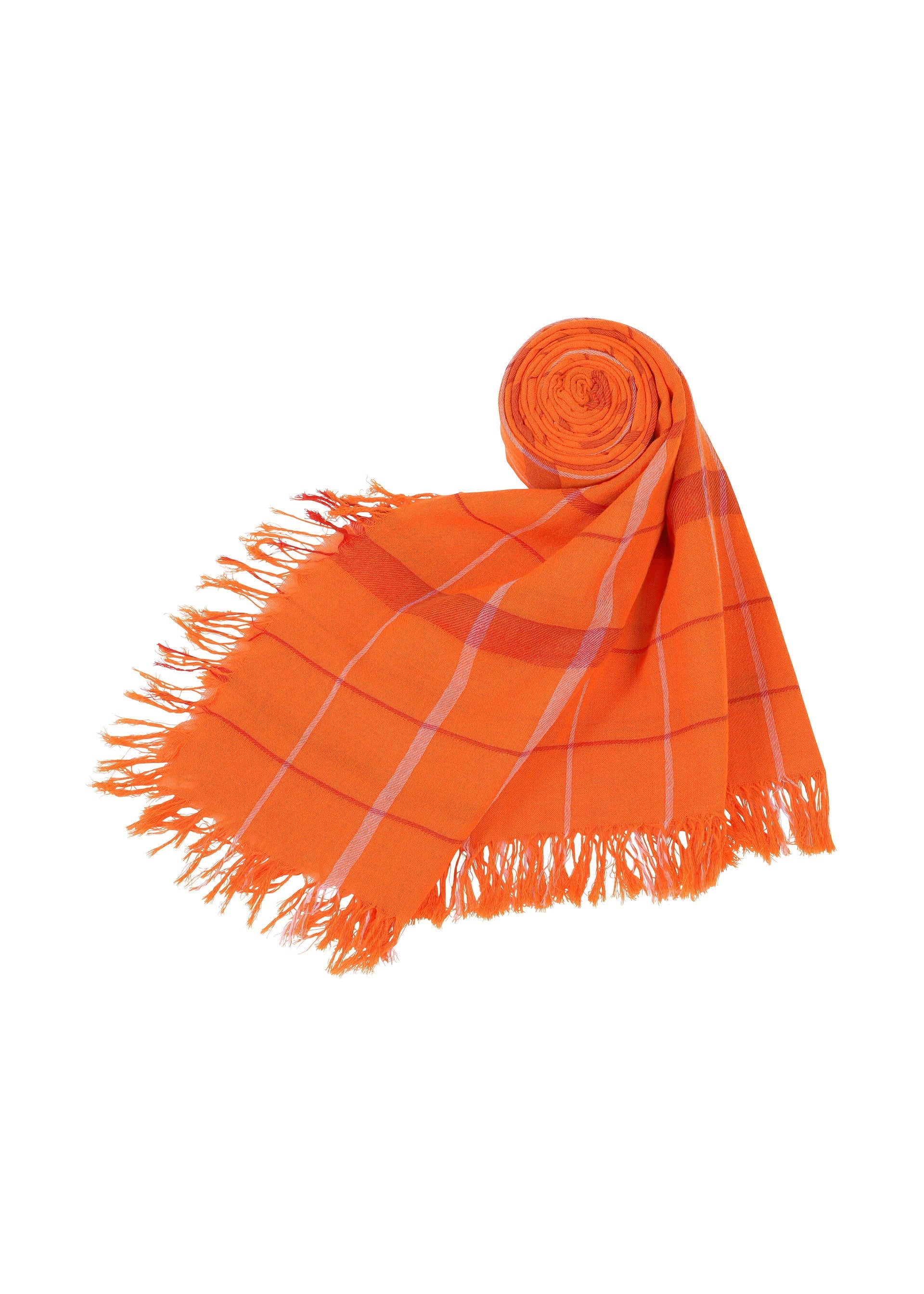 Zoomed view PLAID STOLE