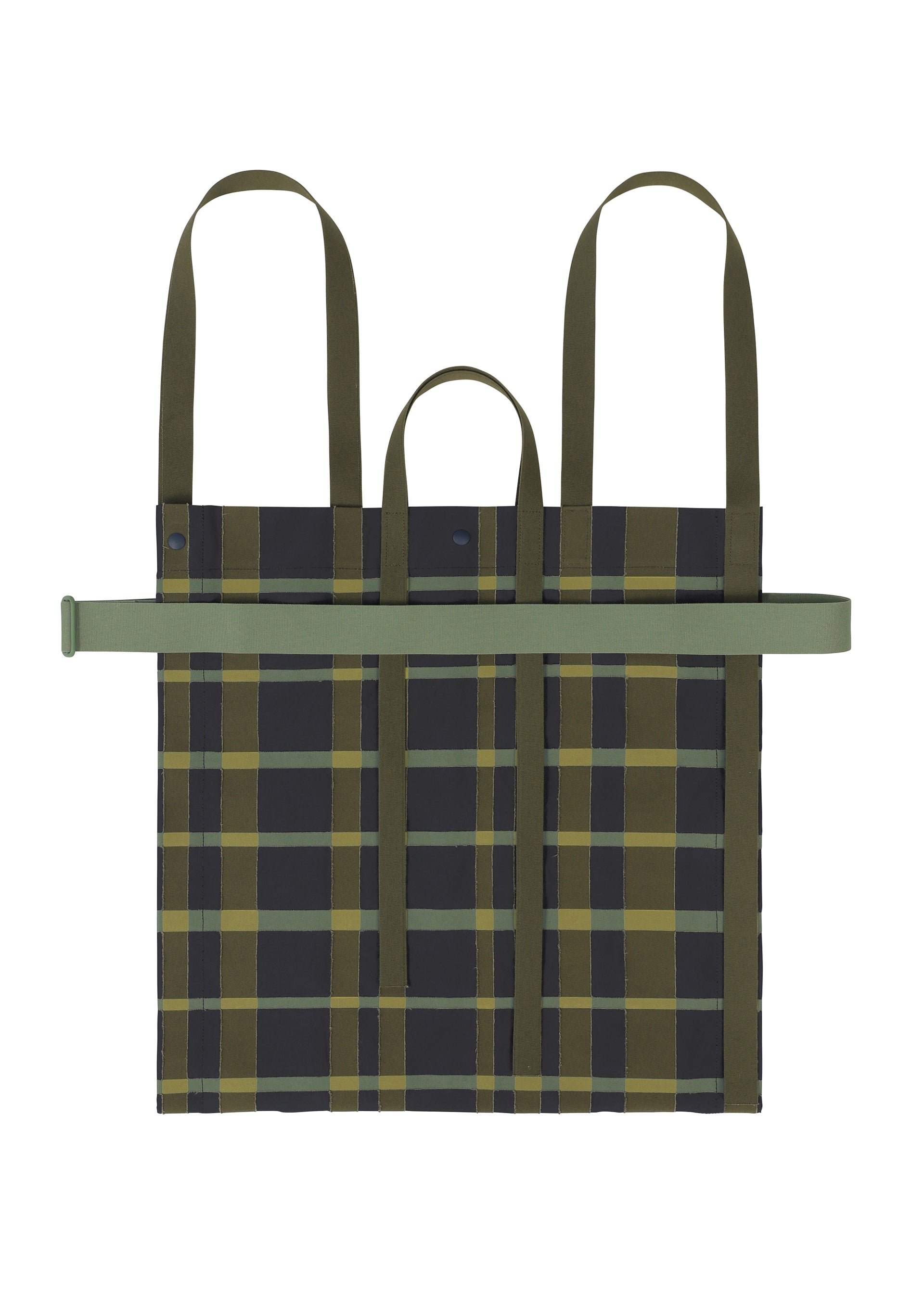 Zoomed view WINDSWEPT PLAID BAG - NAVY(no.75)