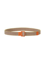 JACQUARD PLEATS BELT