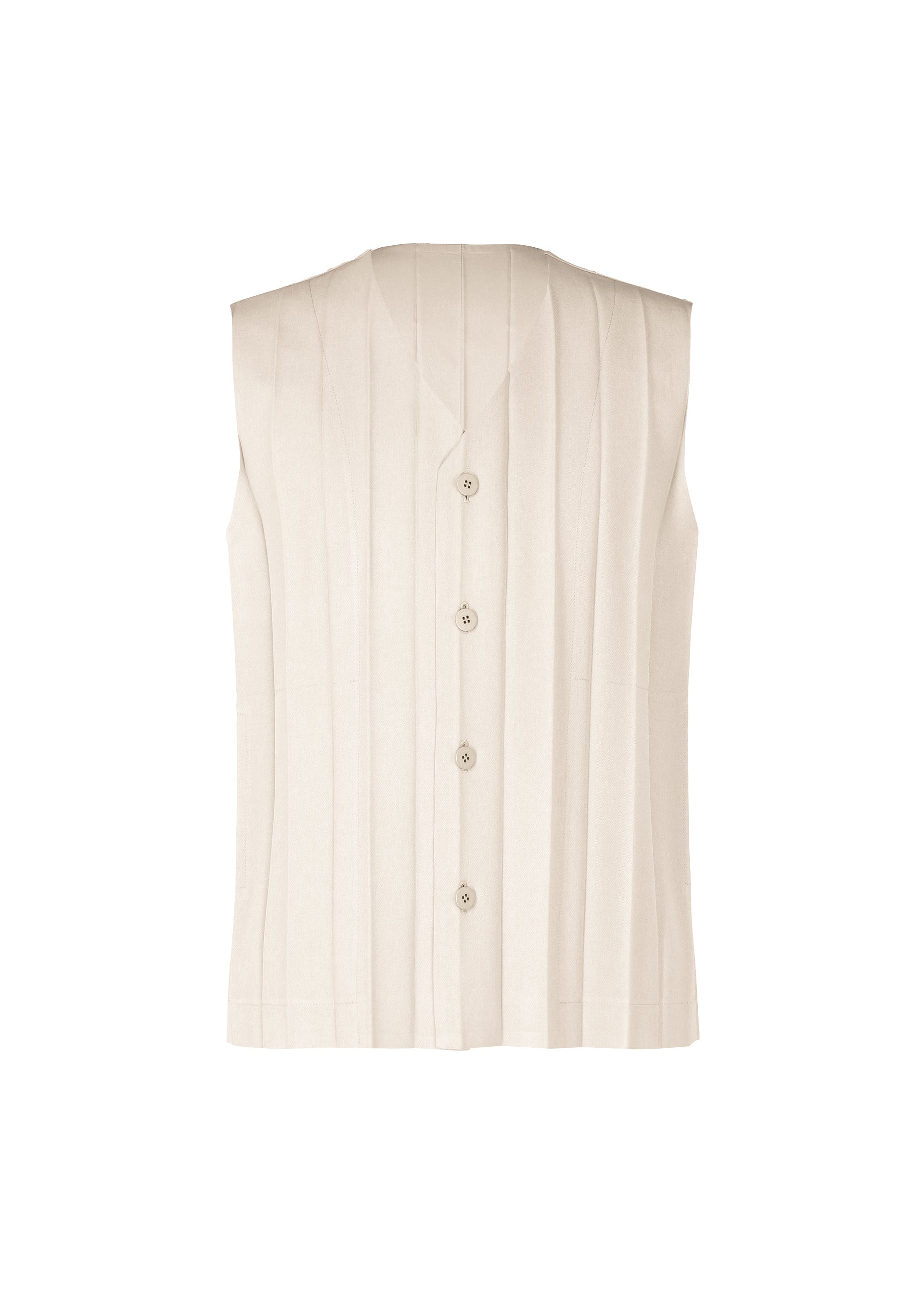 Zoomed view EDGE ENSEMBLE, Men's Tops, Vest, Beige - BEIGE (no.40)