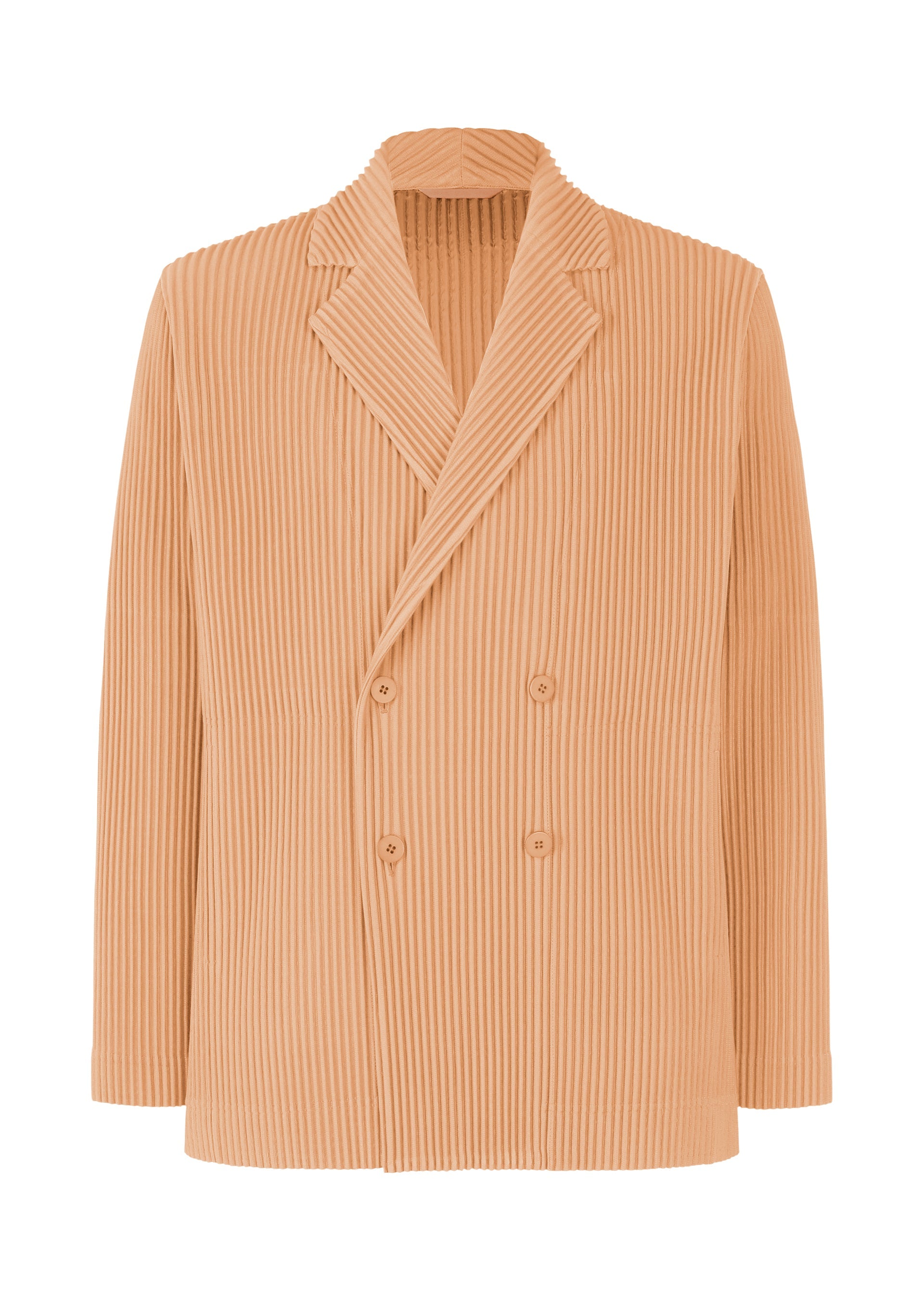 Zoomed view TAILORED PLEATS 1 - PASTEL ORANGE(no.31)