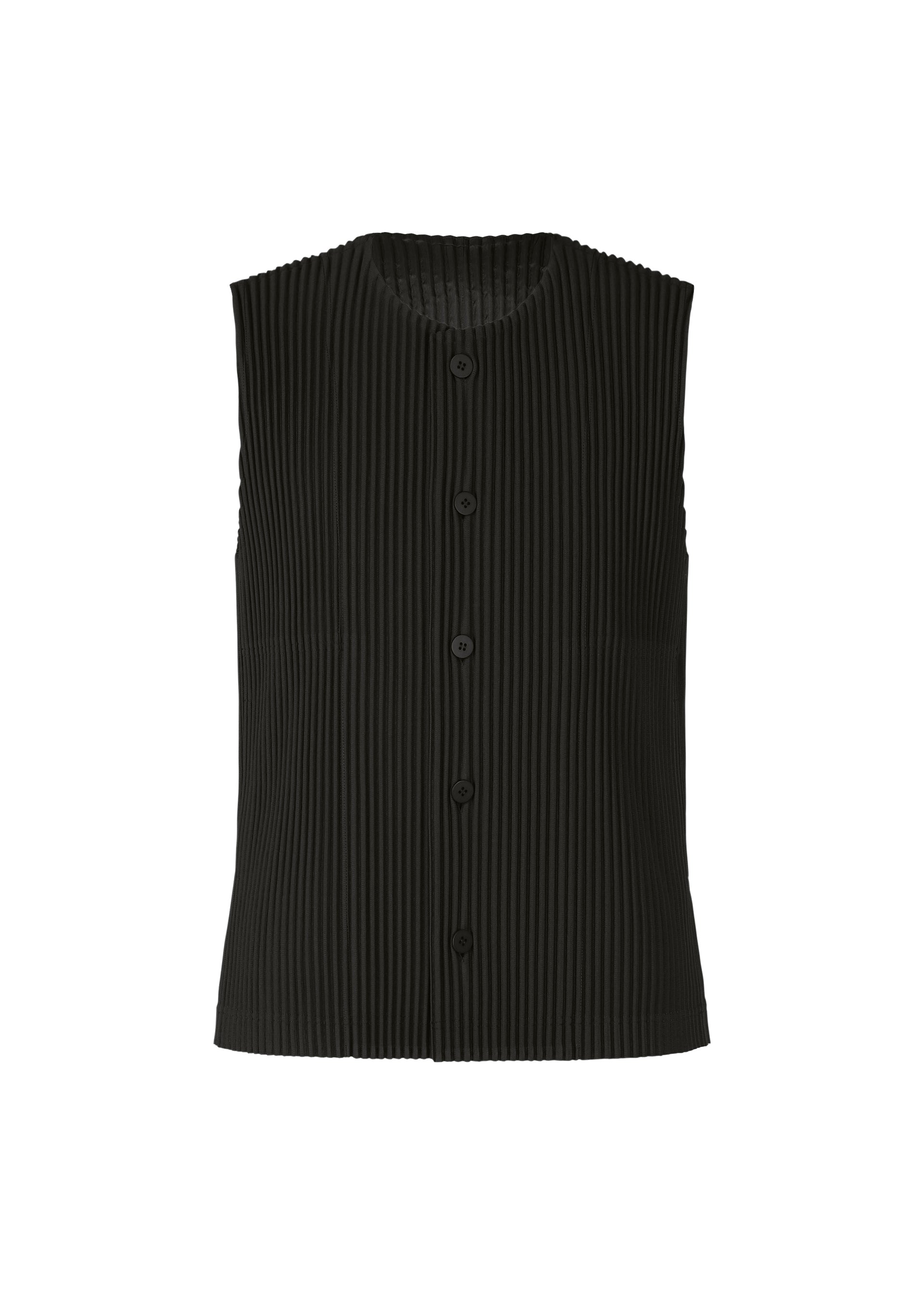 Zoomed view TAILORED PLEATS 1, Men's Tops Vest, Black - BLACK(no.15)