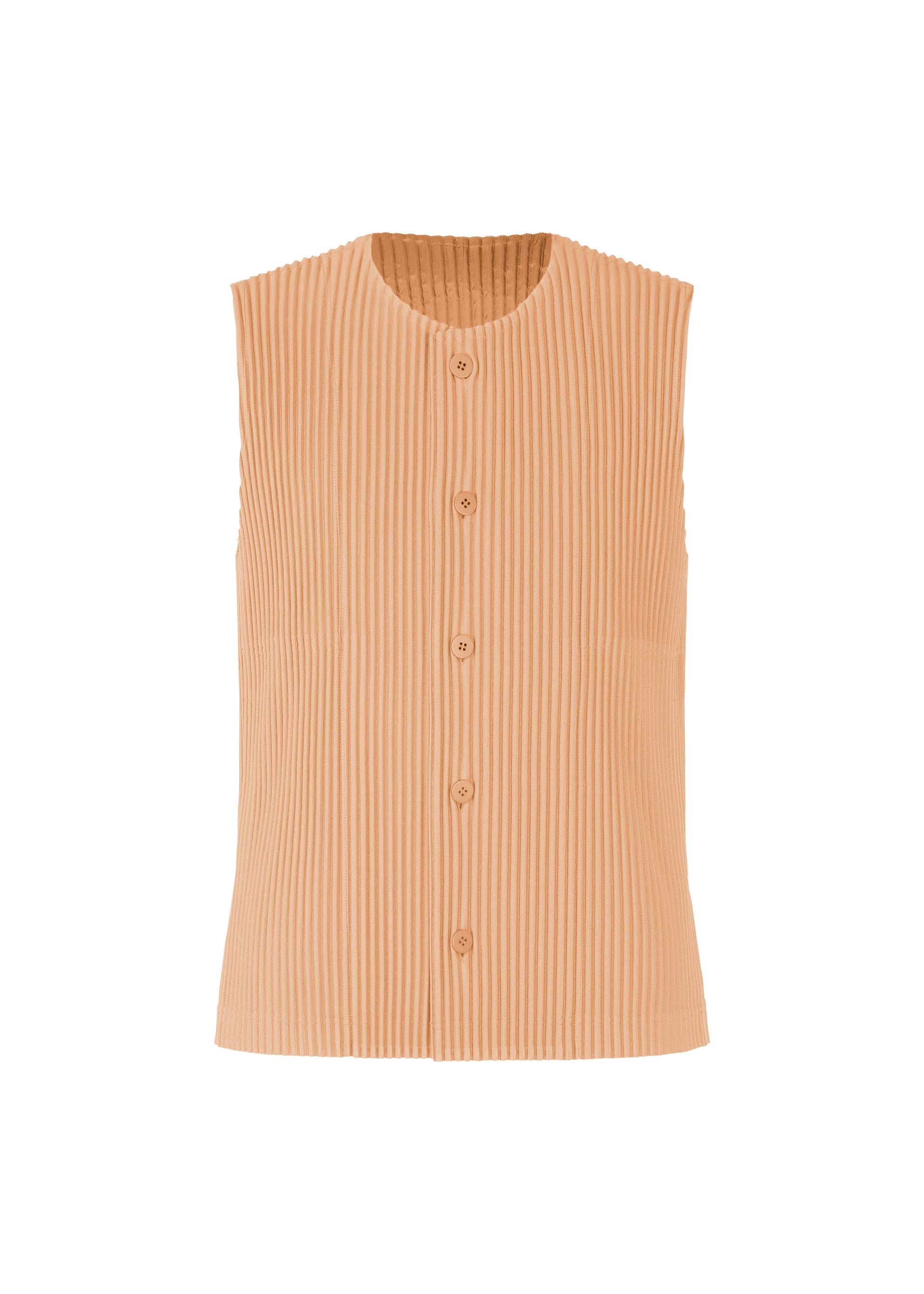 Zoomed view TAILORED PLEATS 1 - PASTEL ORANGE(no.31)