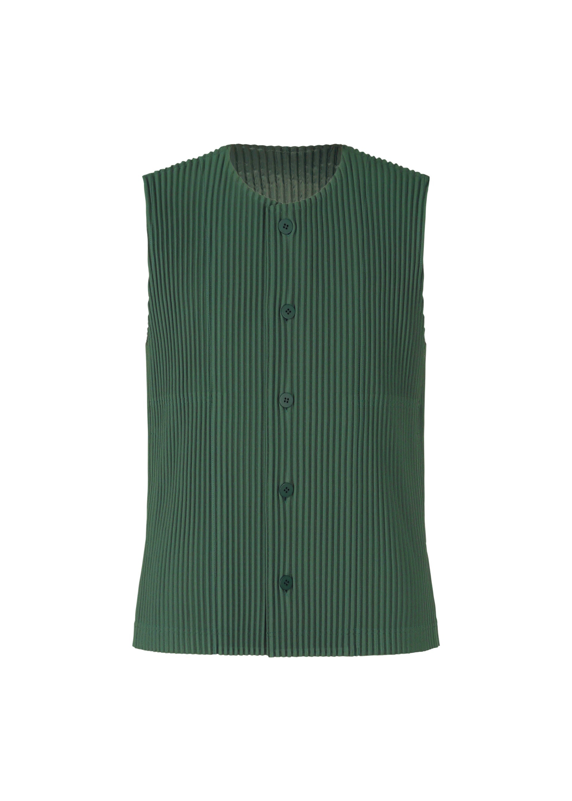 Zoomed view TAILORED PLEATS 1 - EVERGREEN(no.68)