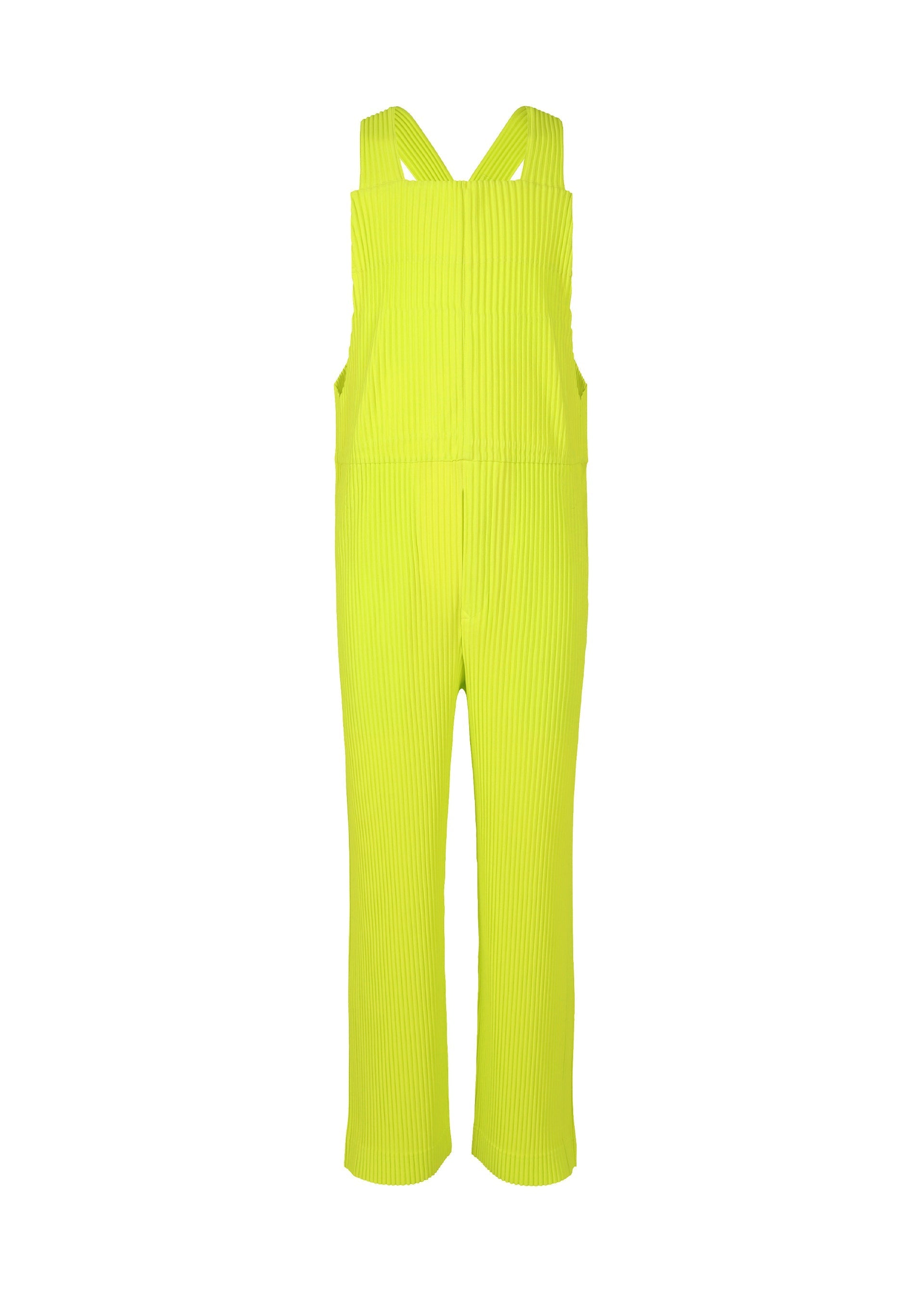 Zoomed view PLEATS BOTTOMS 1 - LIME YELLOW(no.55)
