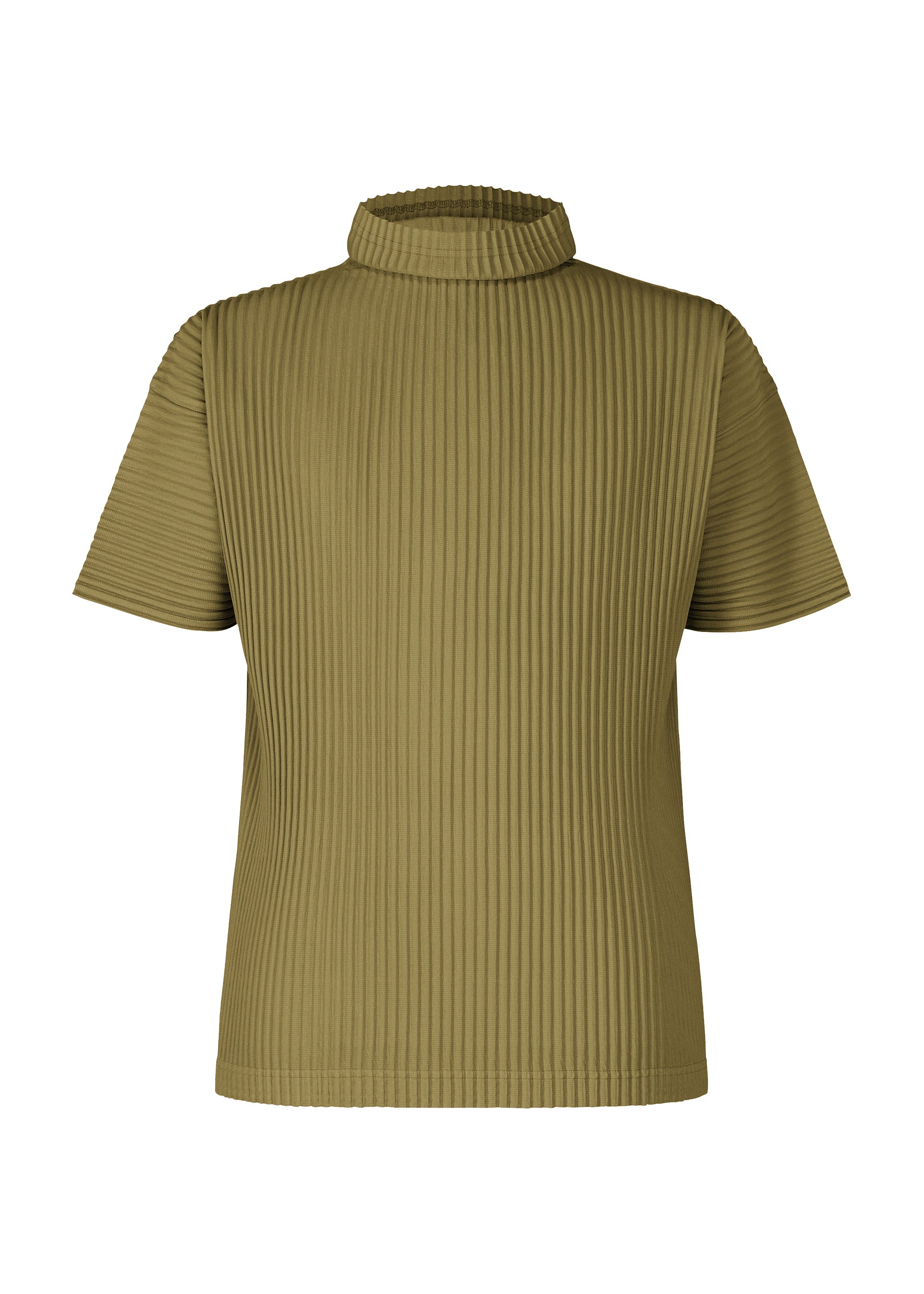 Zoomed view COLOR PLEATS - OLIVE KHAKI(no.67)