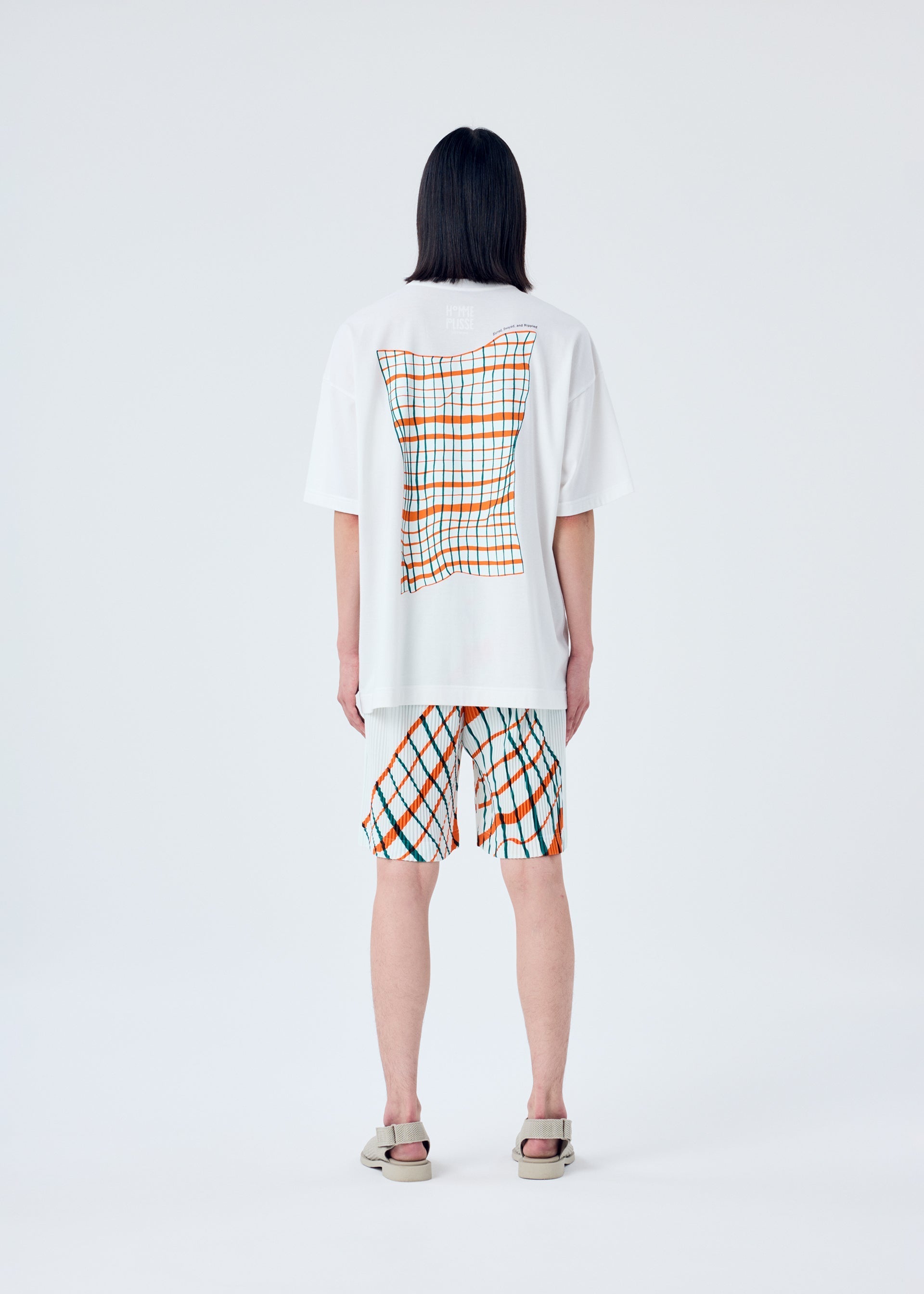 Zoomed view WINDSWEPT PLAID T-SHIRT