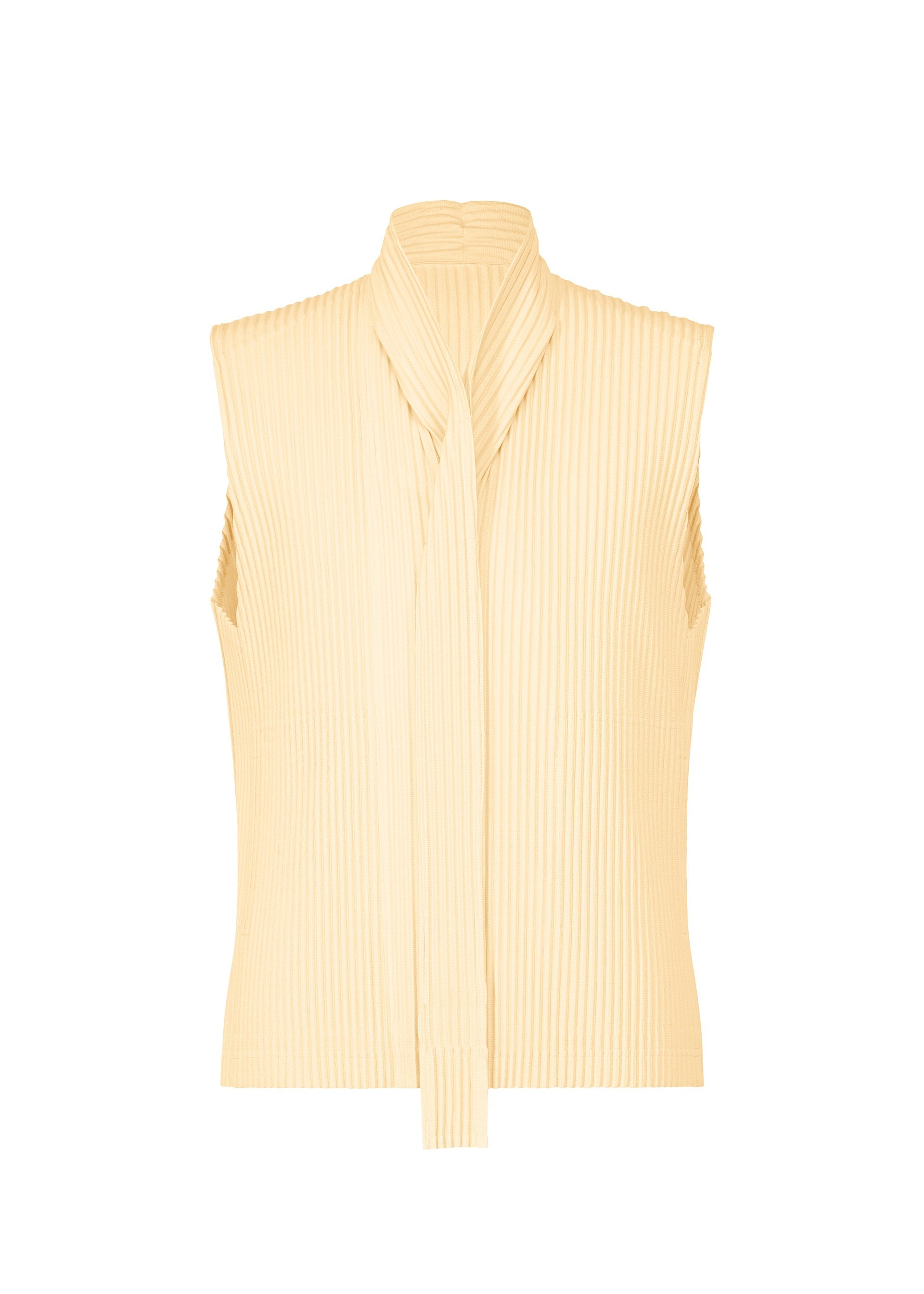 Zoomed view TURBINE, Men's Tops Vest, White - MILK WHITE(no.02)