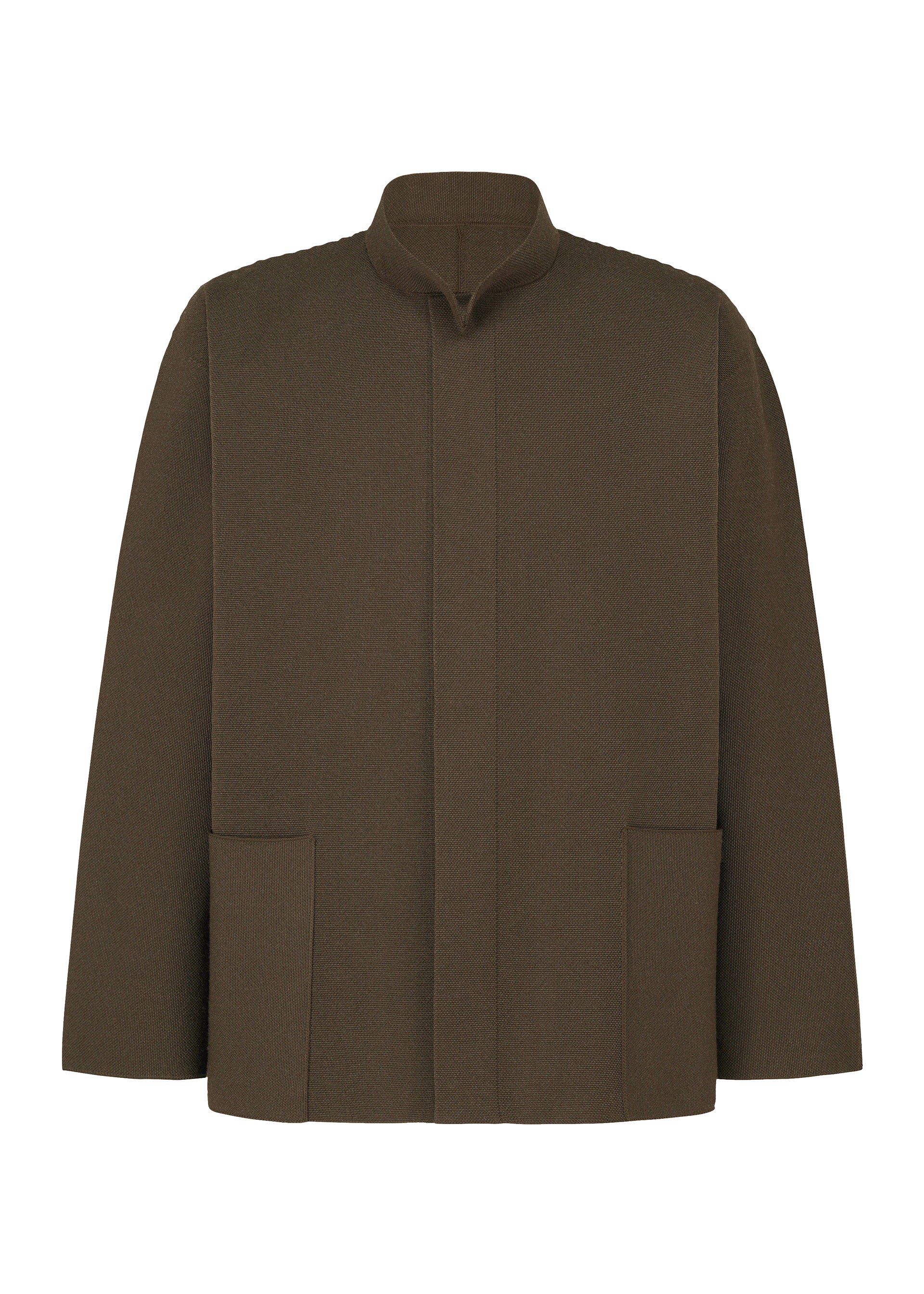 Zoomed view INLAID KNIT - BROWN(no.44)