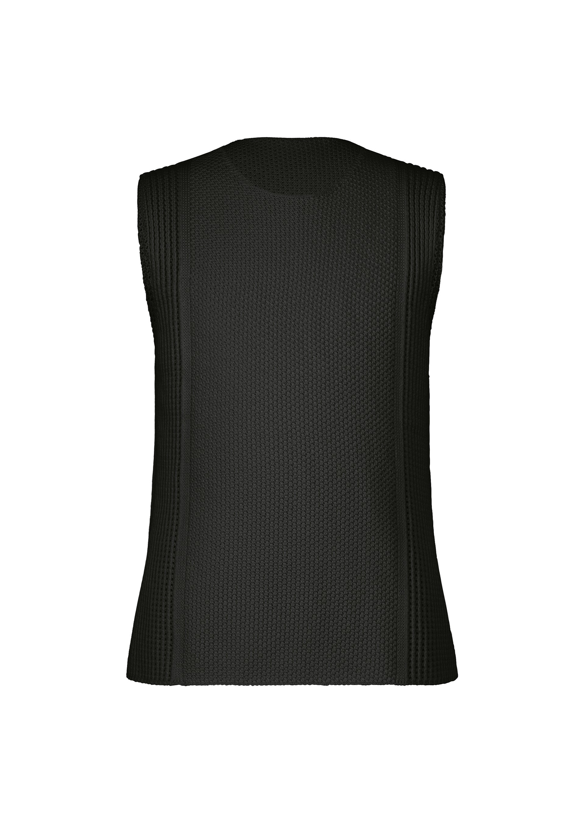 Zoomed view RUSTIC KNIT, Men's knit, black - BLACK(no.15)