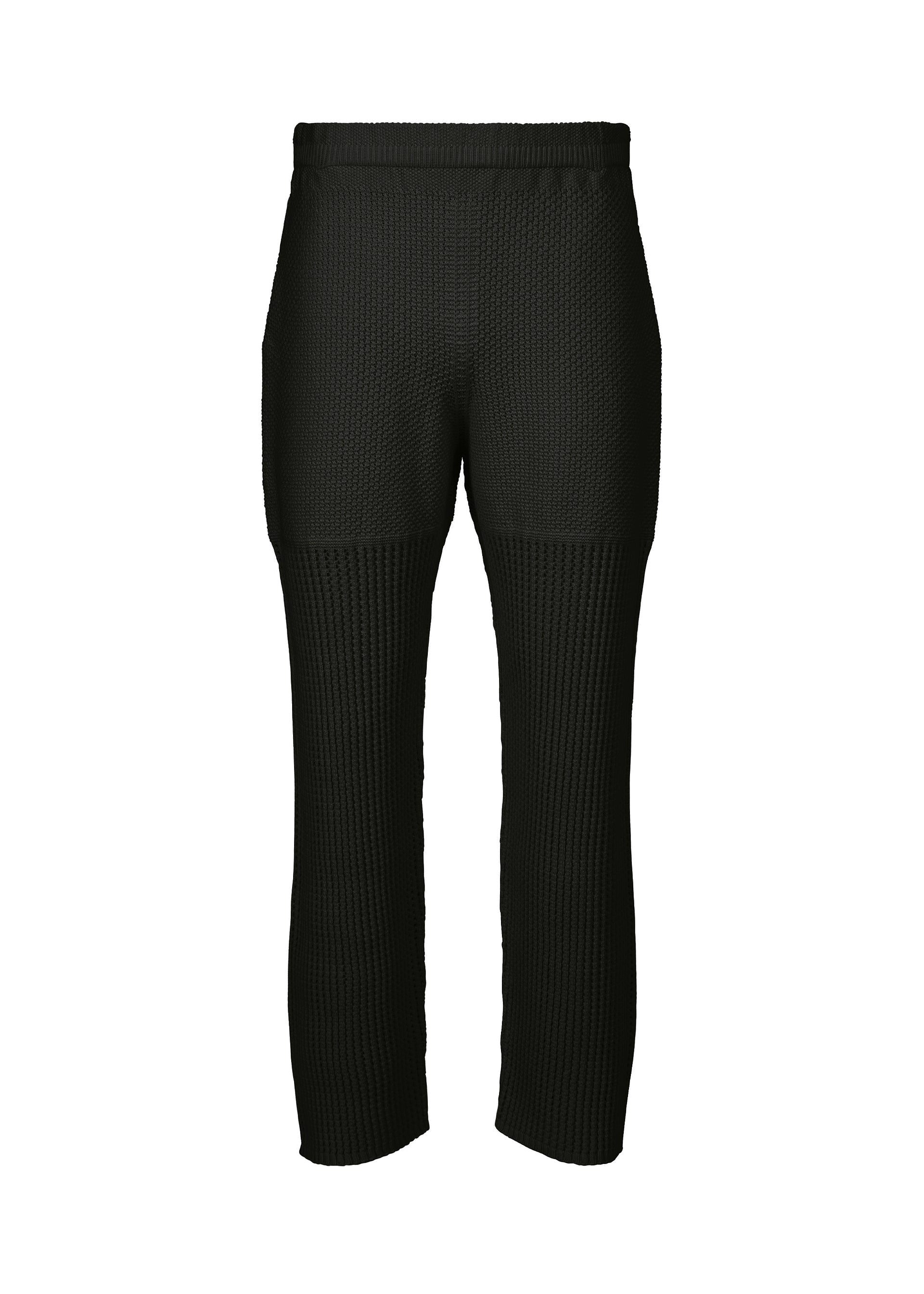 Zoomed view RUSTIC KNIT - BLACK(no.15)
