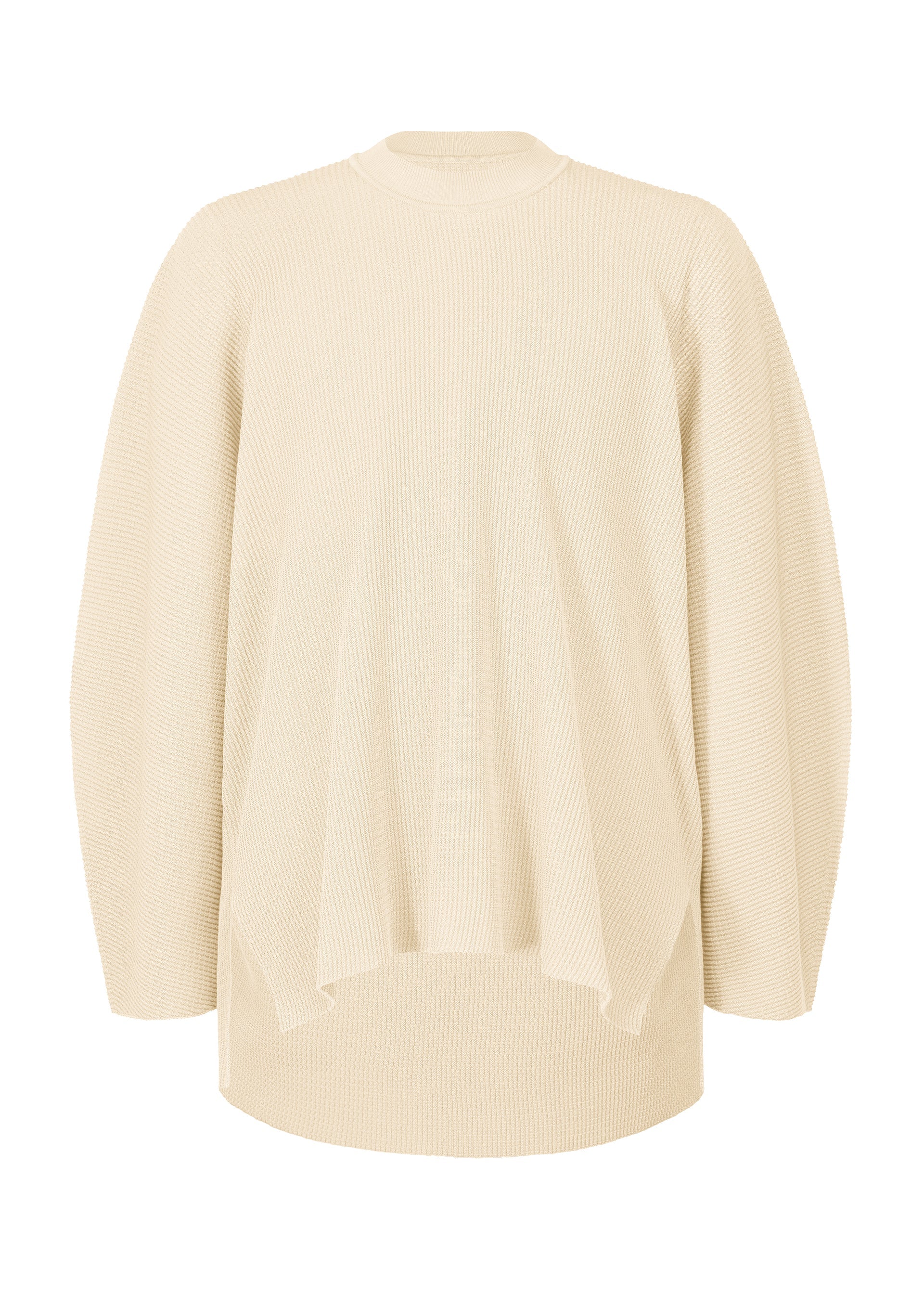 Zoomed view TIGHT TWIST COTTON KNIT - BEIGE(no.40)